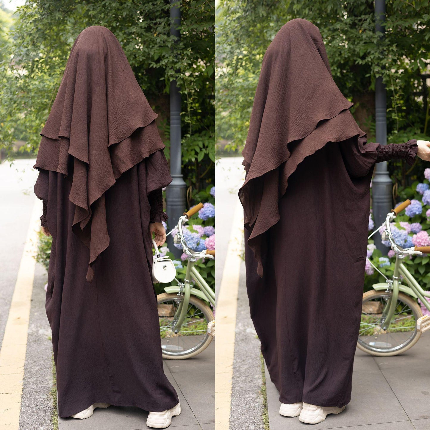 LUMAYA LUMAYA1004 2pcs Set  Abaya+Hijab