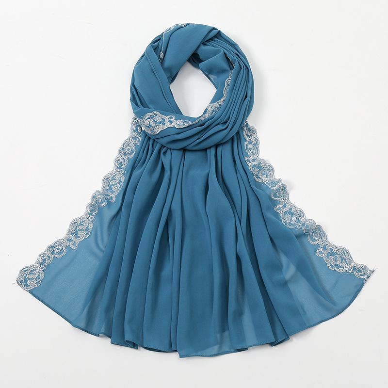 LUMAYA LM1124 Chiffon Fashion Lace Scarf
