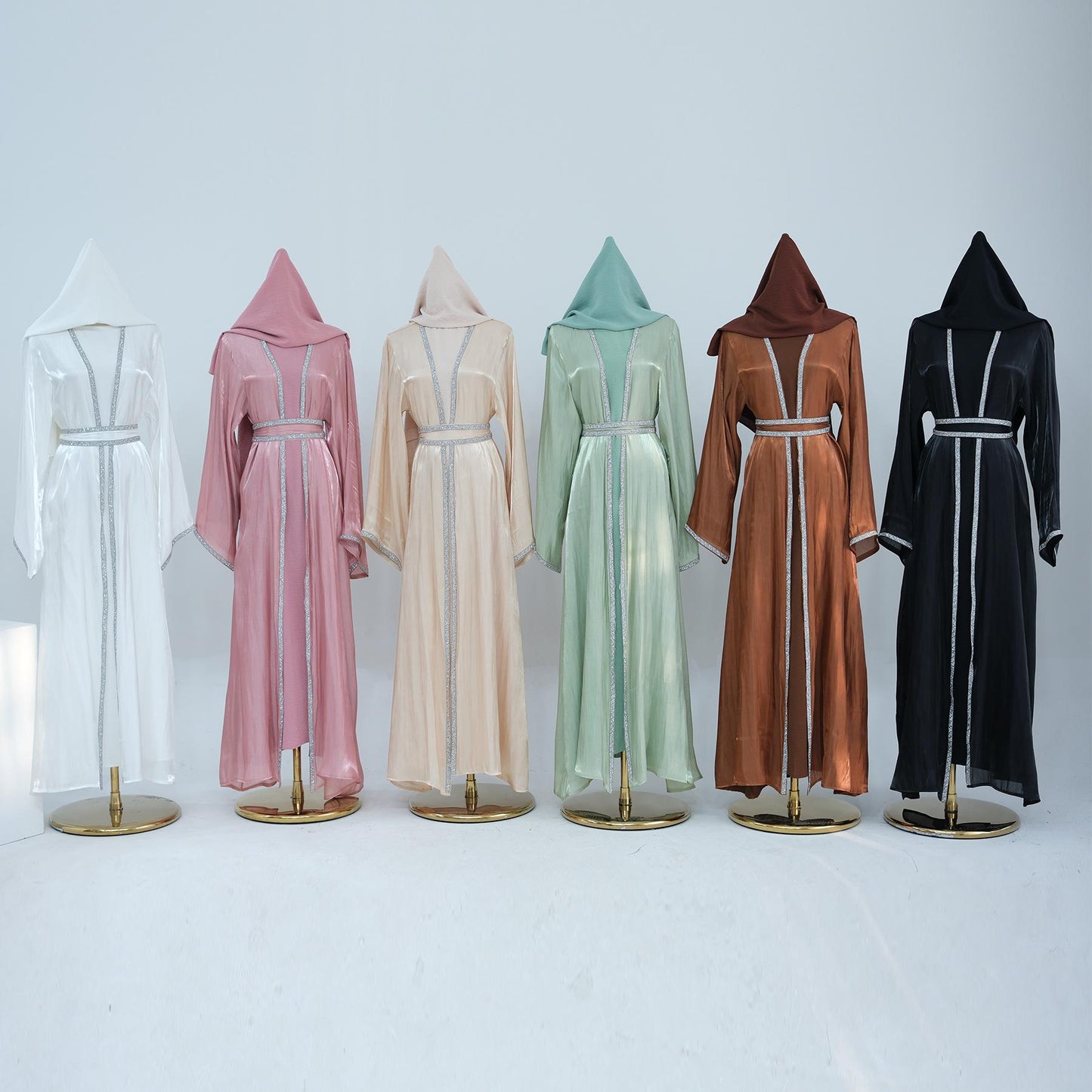 LUMAYA LM1185 3pcs Set Cardigan+Inner Dress+Hijab