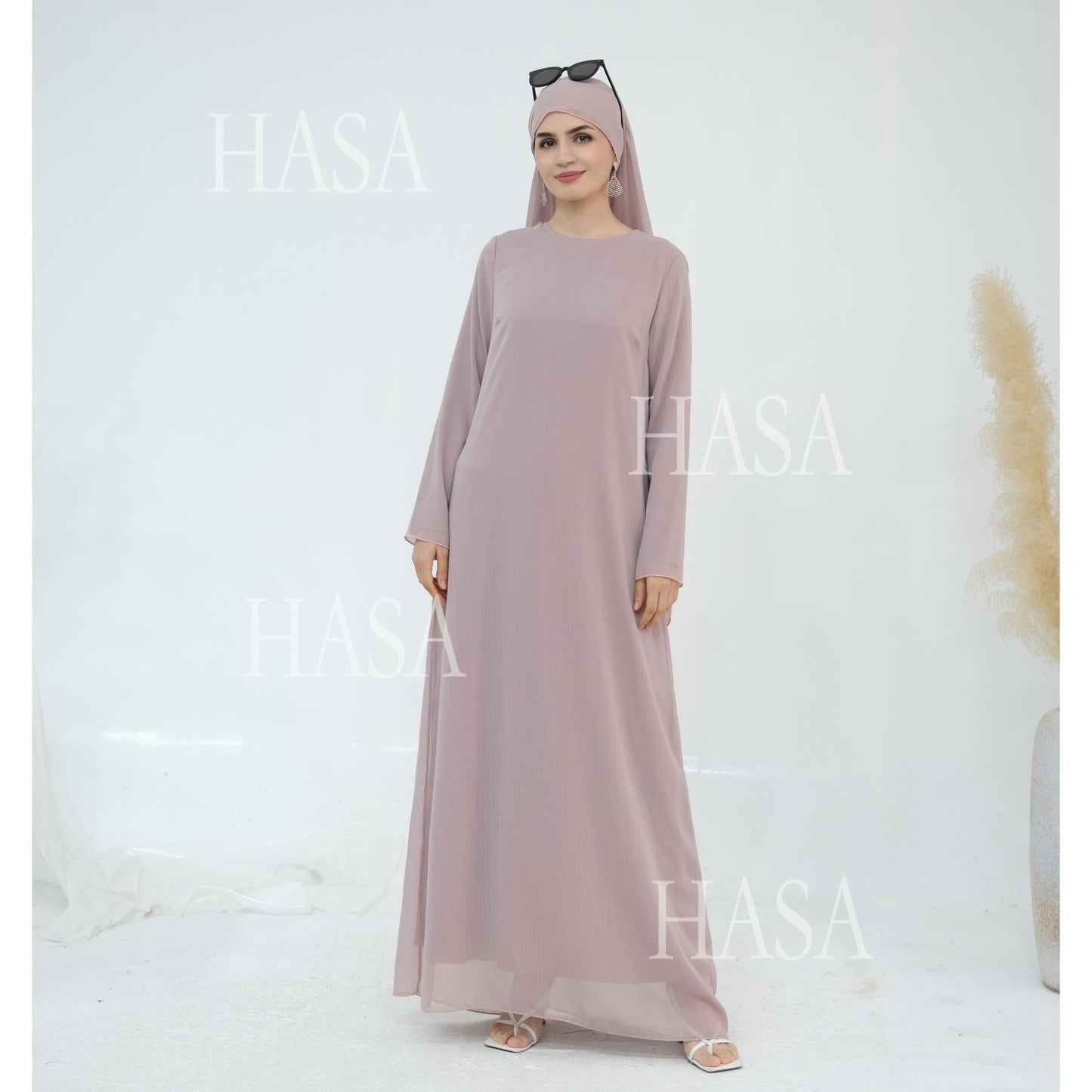 LUMAYA5880 Chiffon Texture Layered Design, A Two-way Dress Suitable for Both Daily and Formal Occasions