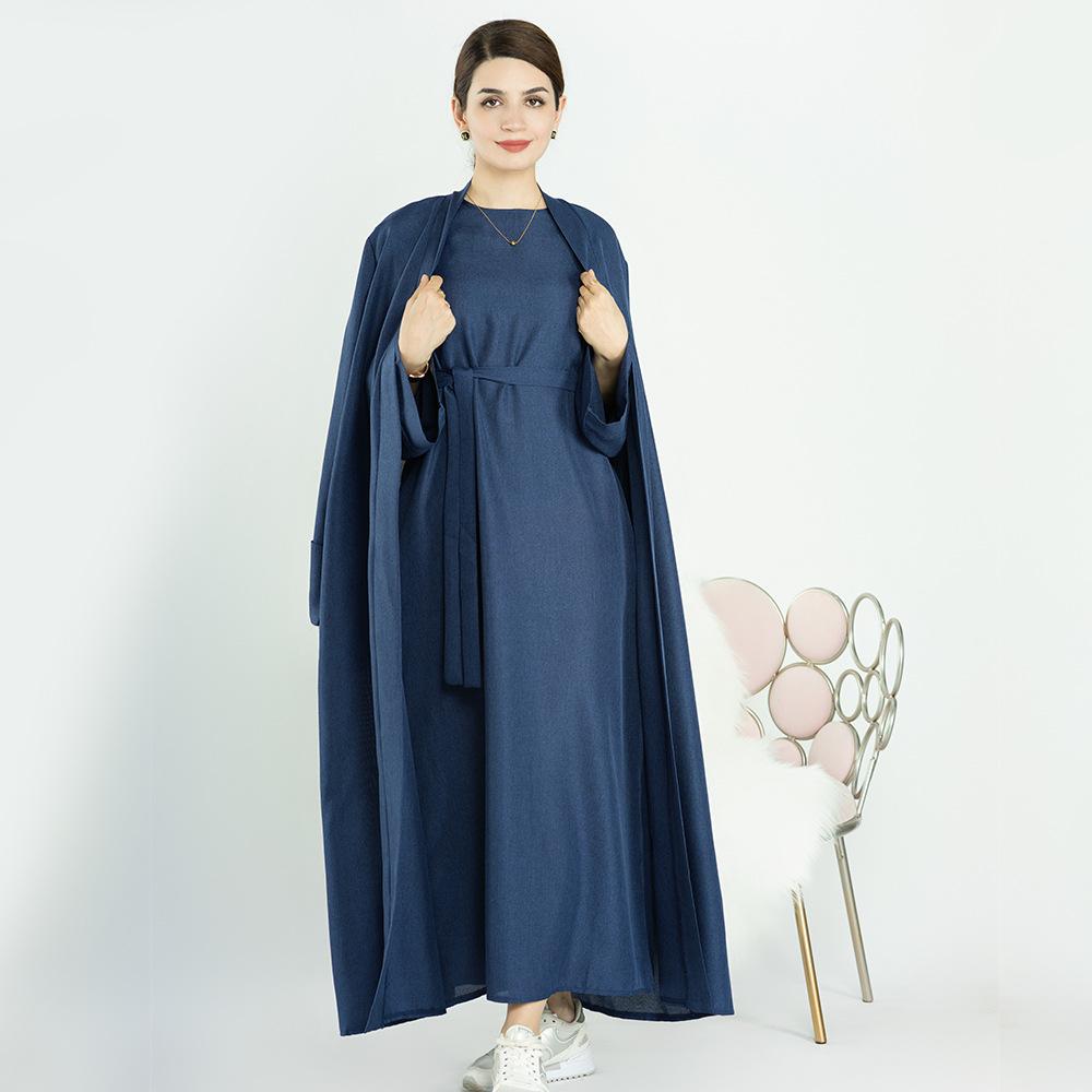 LUMAYA LUMAYA0710 2pcs Set Cardigan+Inner Dress
