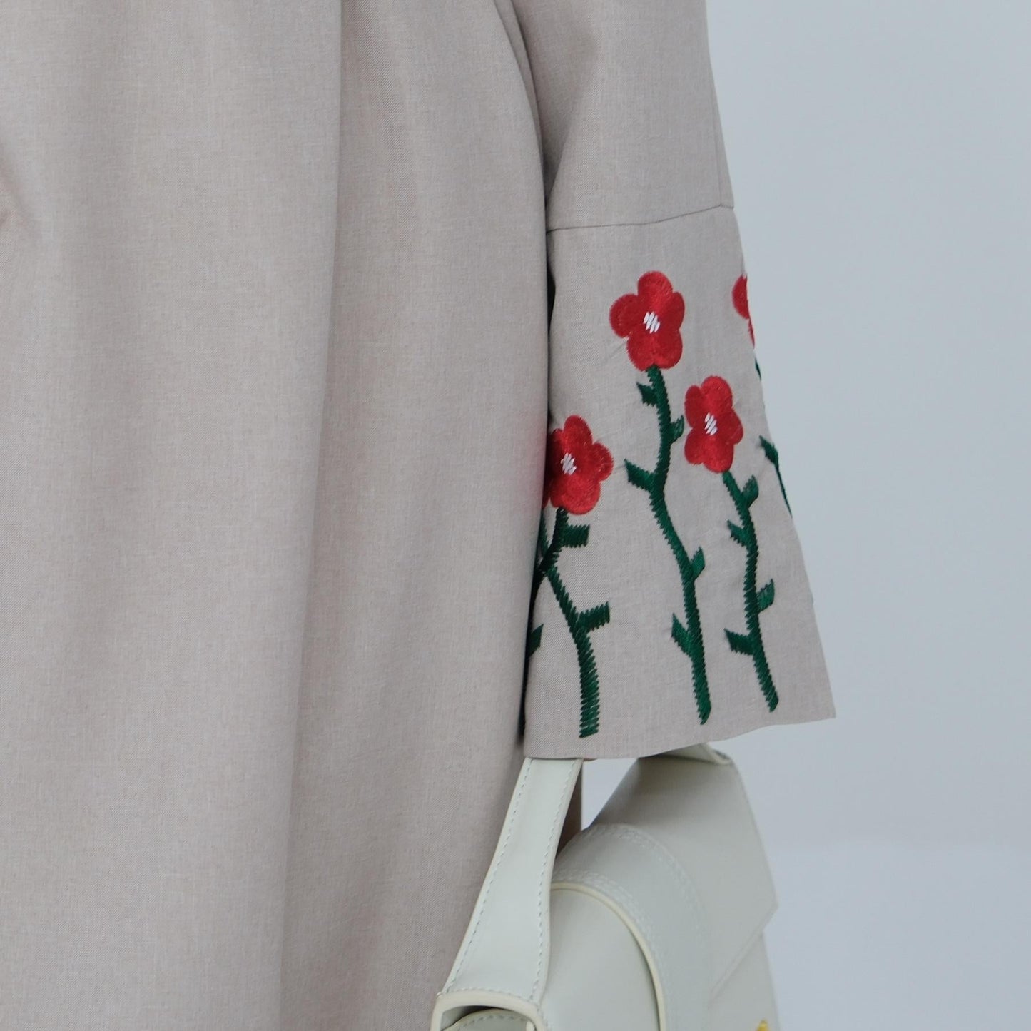 LUMAYA LUMAYA1090 Flower Embroidery Elegant Dress