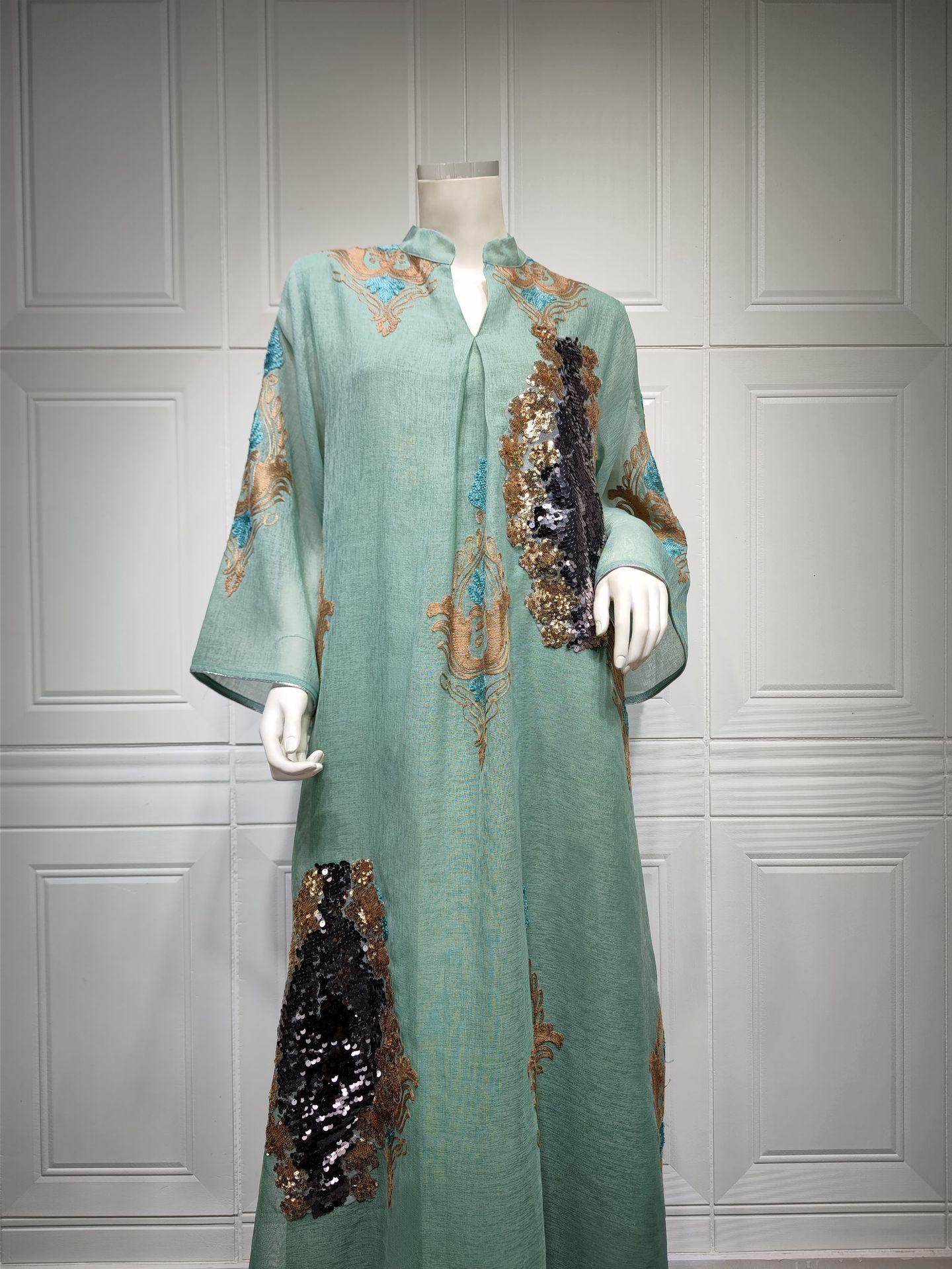 LUMAYA LUMAYA0443 Muslim Embroidered Dress