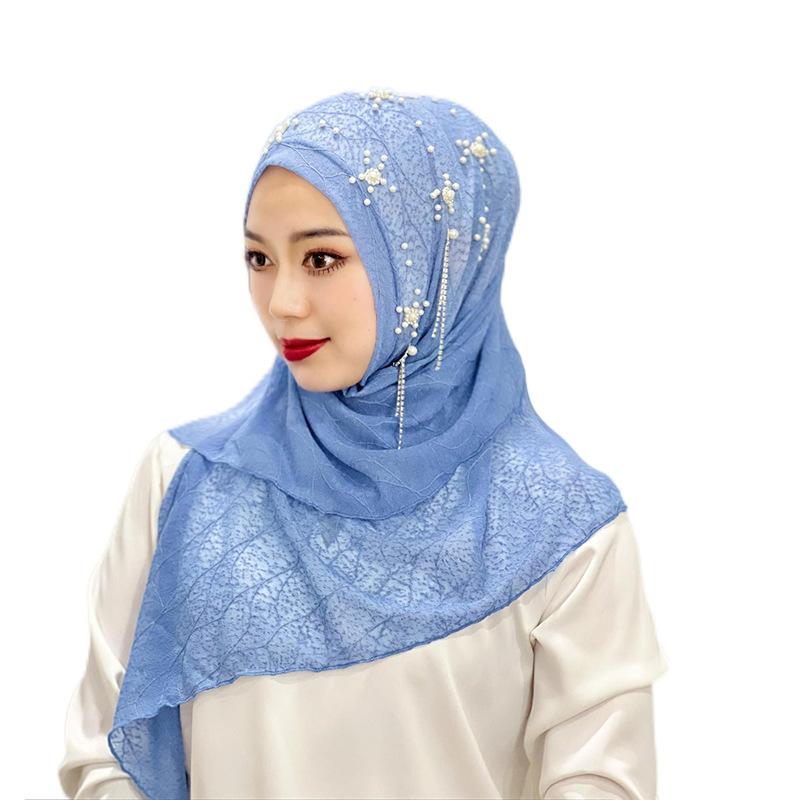 LUMAYA LM1107 Solid Color Headband Gold Thread Bead Flower SLMwl LMt Headband
