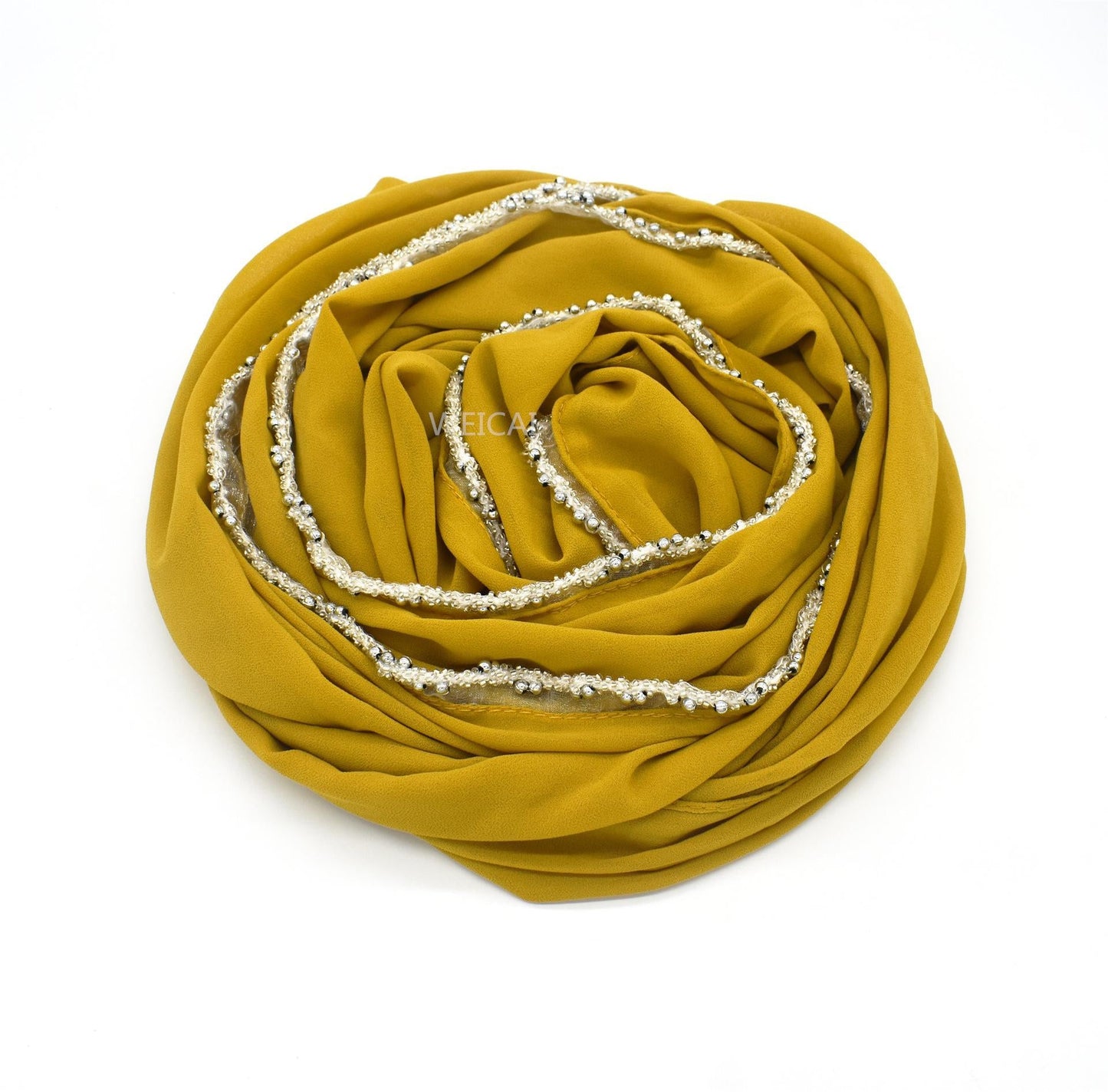 LUMAYA LM1117 Solid Chiffon Headband Hijab