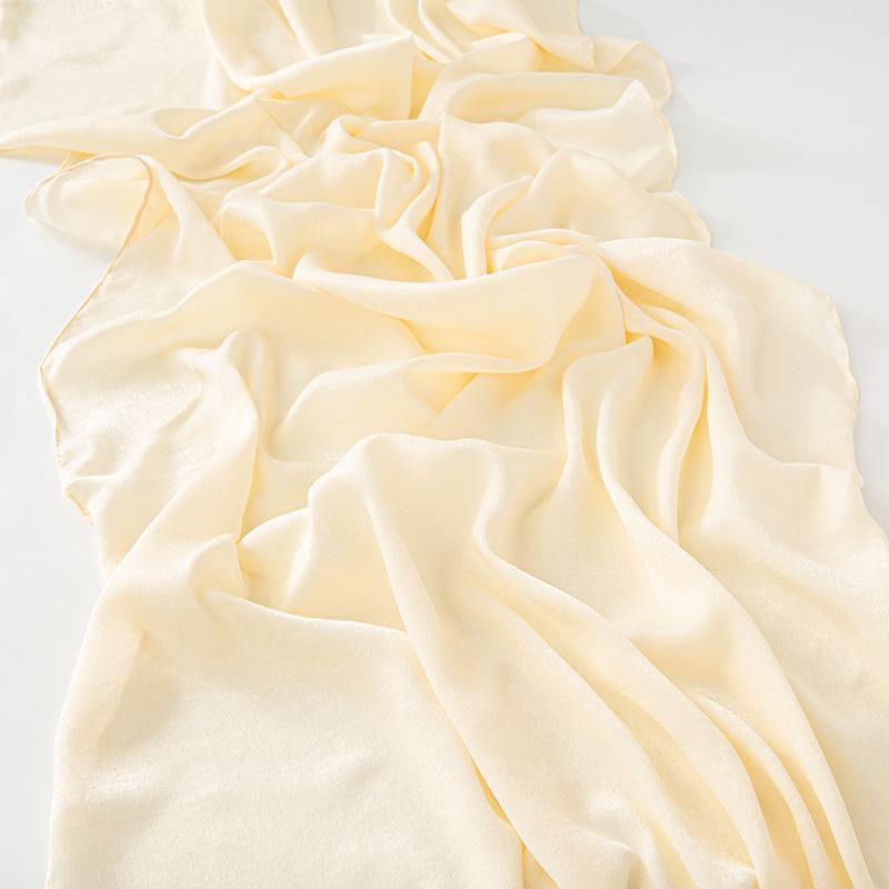 LUMAYA LUMAYA1069 Solid Color Scarf Baotou Scarf