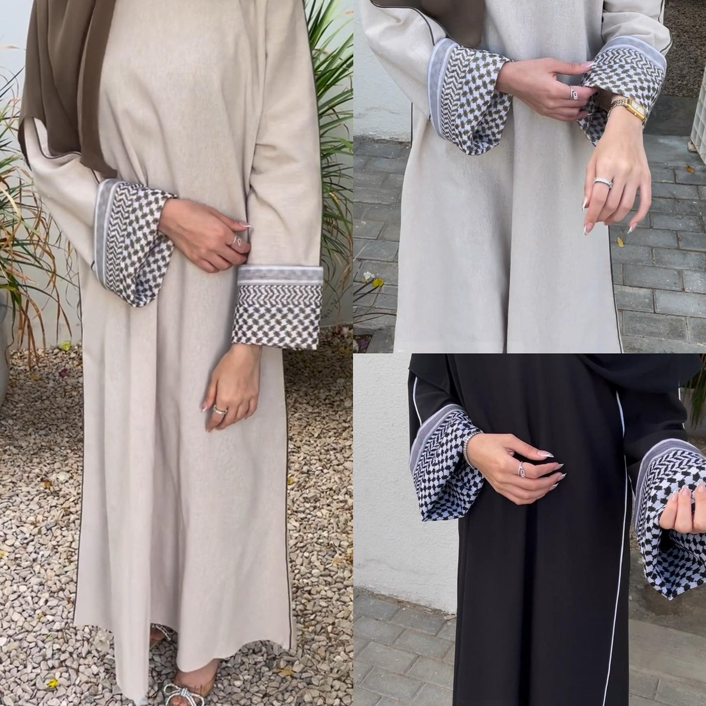 LUMAYA LM1181 Patchwork Elegant Abaya