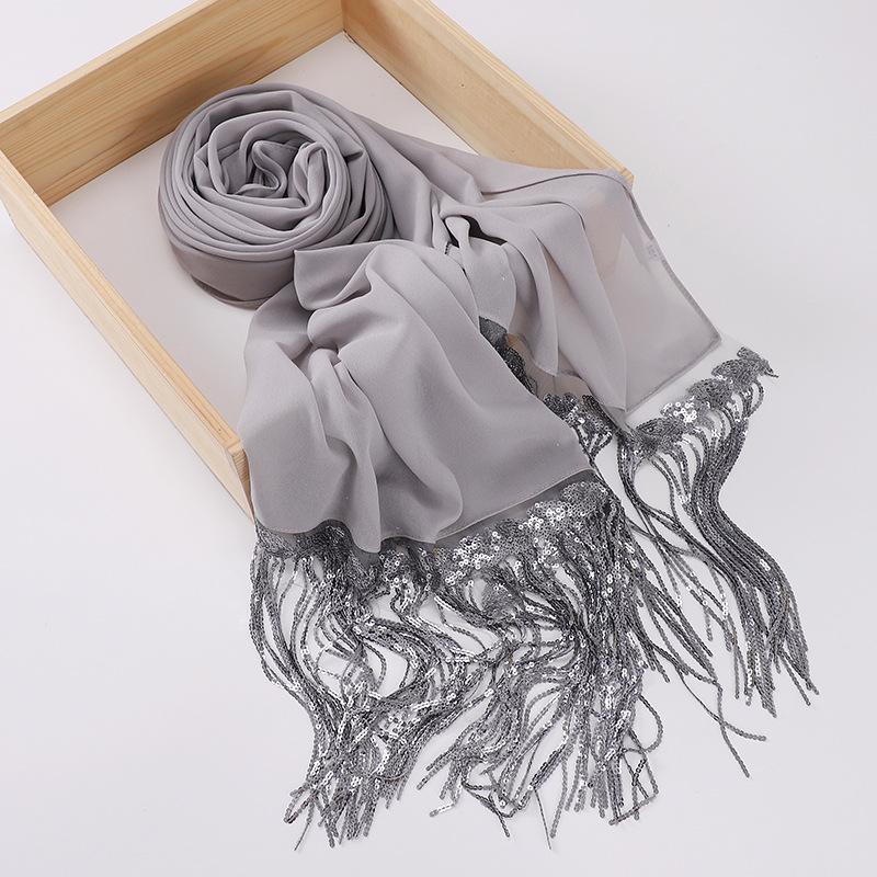 LUMAYA LM1139 Pearl Chiffon Scarf