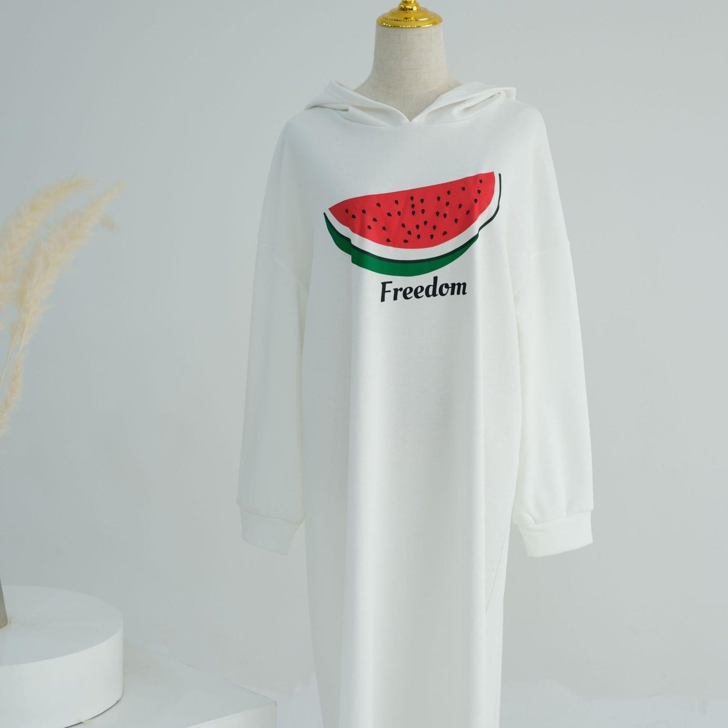 LUMAYA LM1094 Casual Sweater Dress Robe