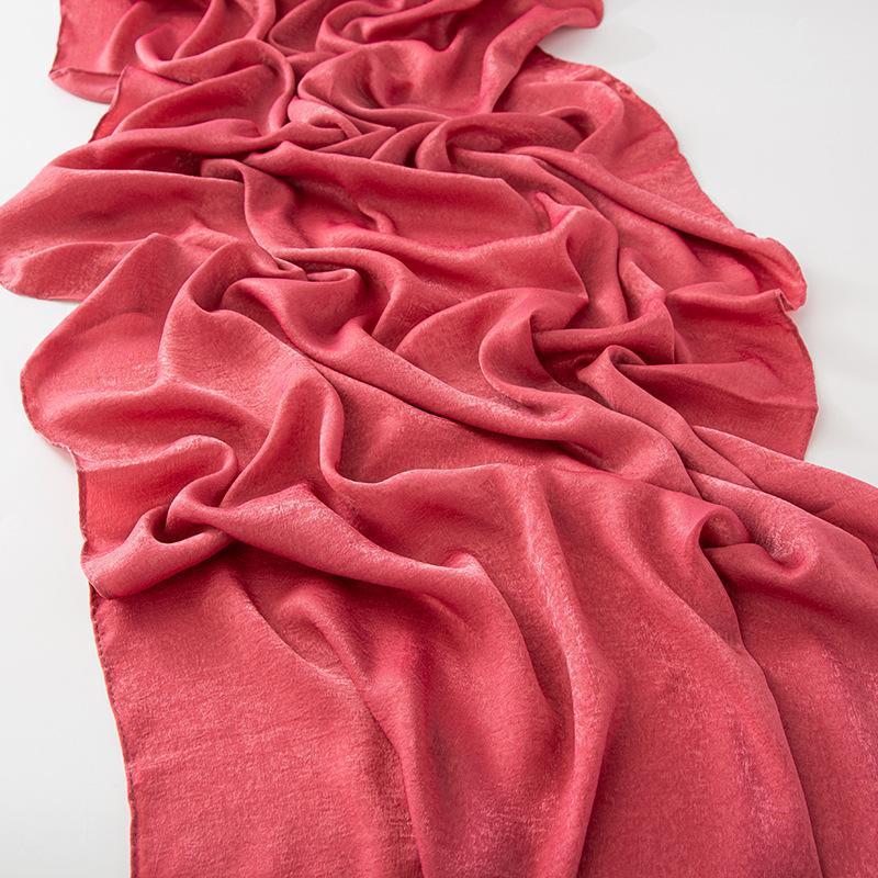 LUMAYA LUMAYA1069 Solid Color Scarf Baotou Scarf