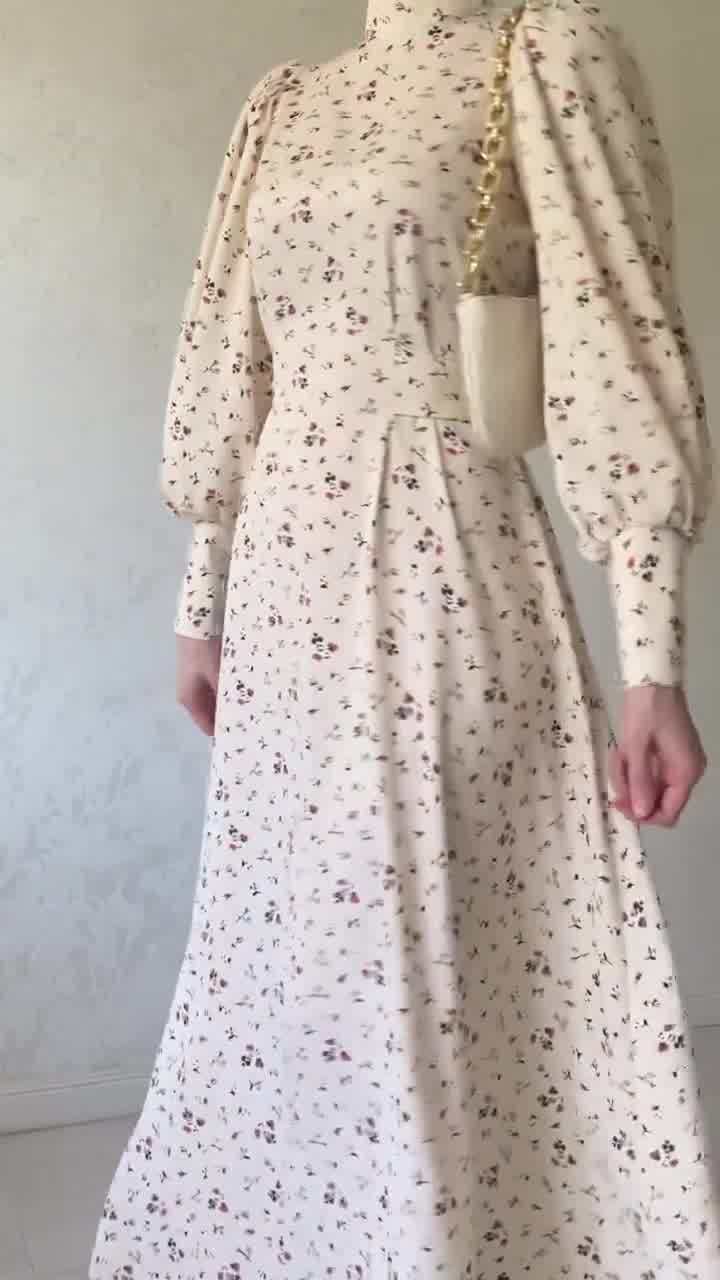 LUMAYA LUMAYA1027 Lace Up Floral Dress Long Skirt