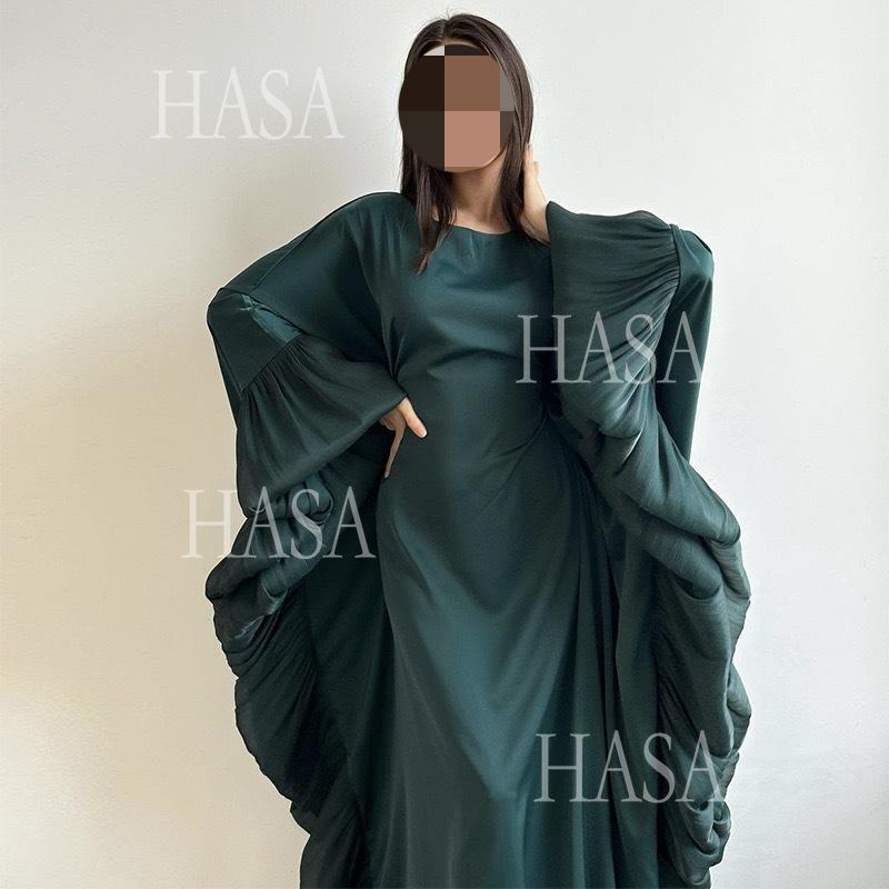 LUMAYA6473 Elegant and Graceful Heavy Stitching Lace Sleeve Robe