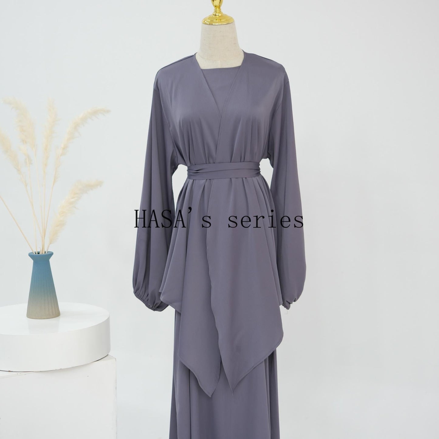 LUMAYA4845 Simple, Solid-color, Loose-fitting Two-piece Set, A Comfortable and Coordinated Outfit.