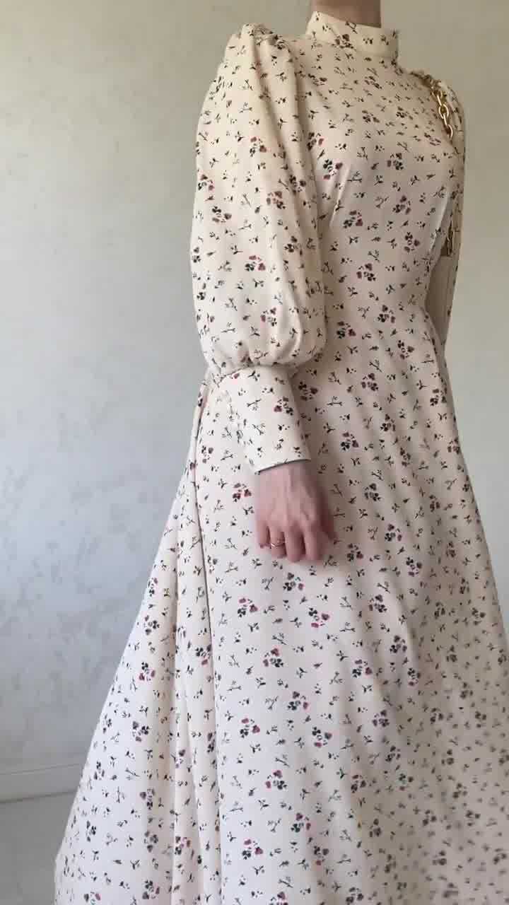 LUMAYA LUMAYA1027 Lace Up Floral Dress Long Skirt