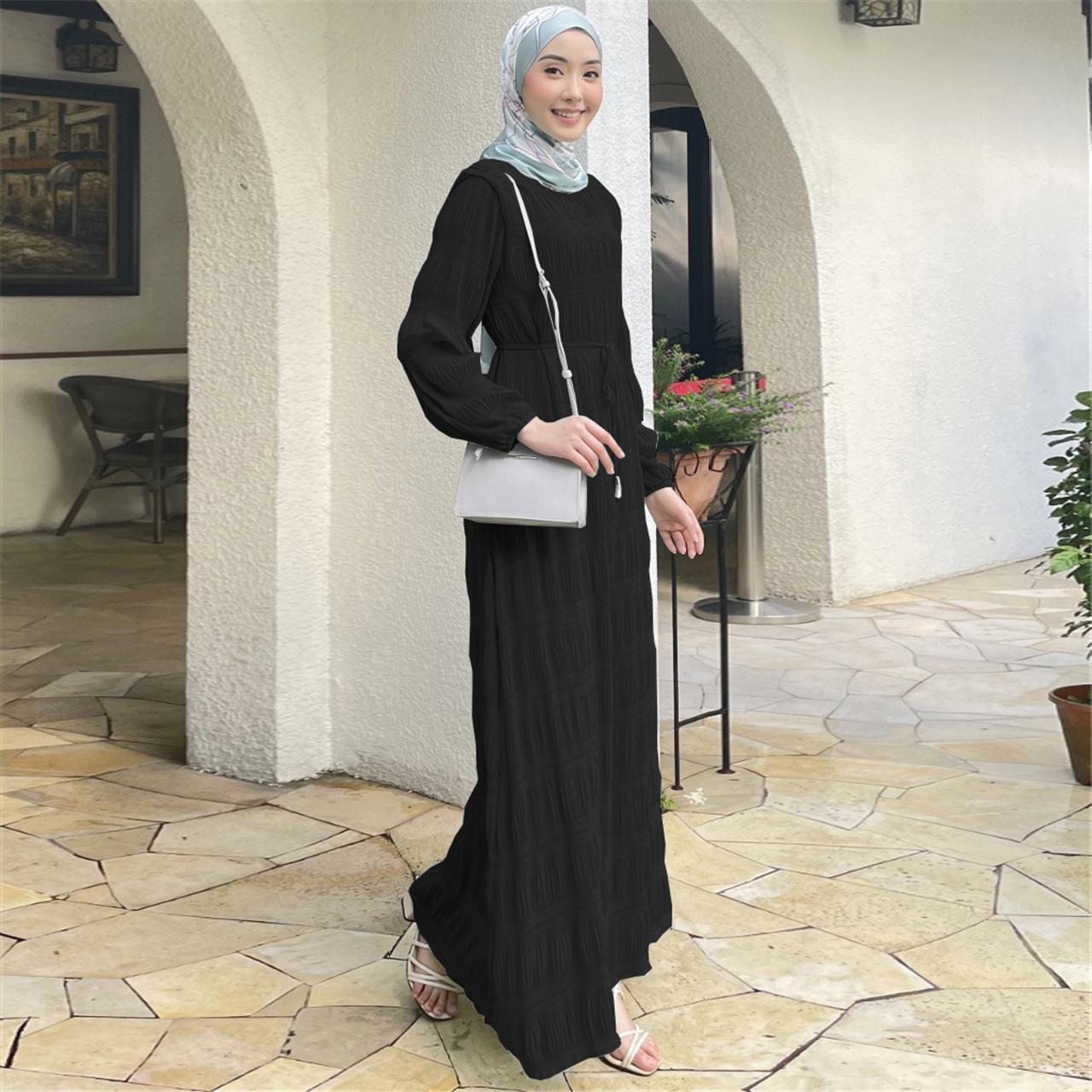 LUMAYA LUMAYA1049 Long Chiffon Pleated Dress