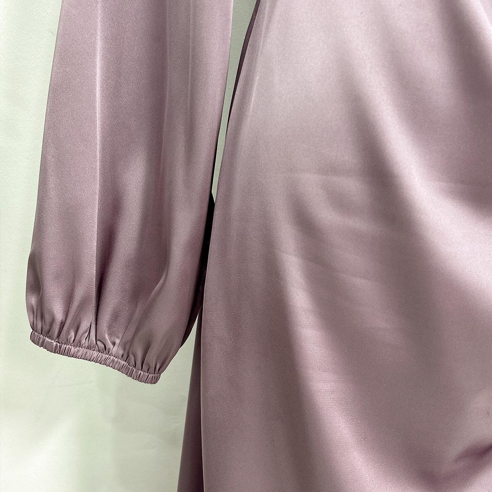 LUMAYA LUMAYA1045 Solid Color Large Robe Dress