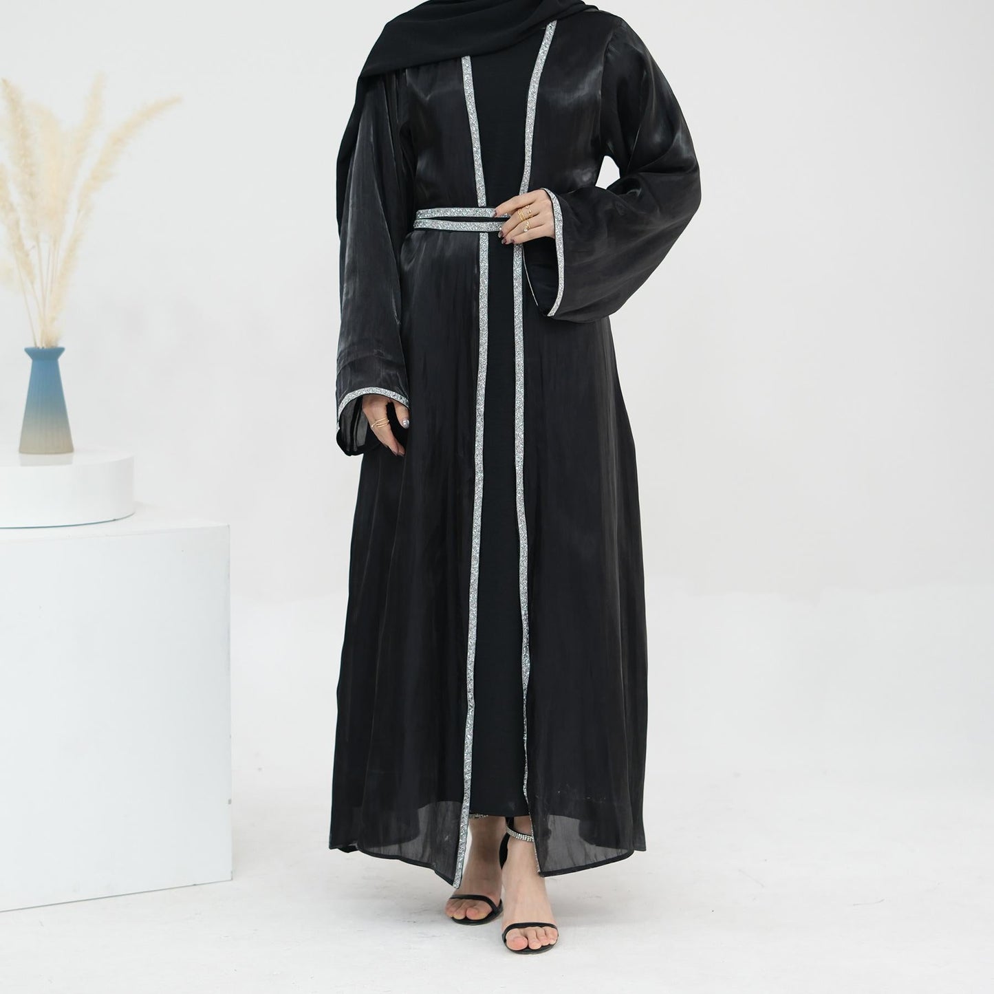 LUMAYA LM1184 2pcs Set Cardigan+Inner Dress