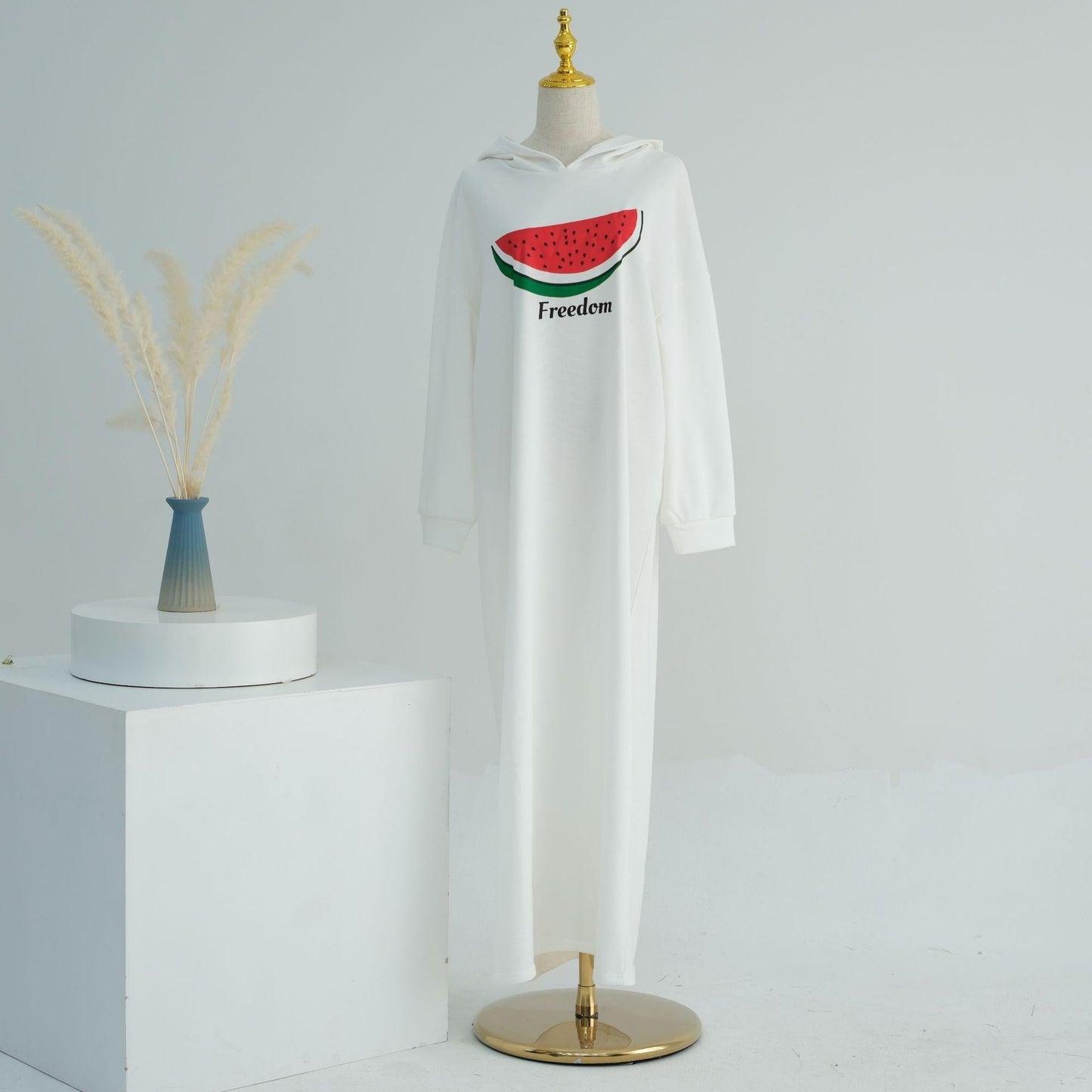 LUMAYA LM1094 Casual Sweater Dress Robe