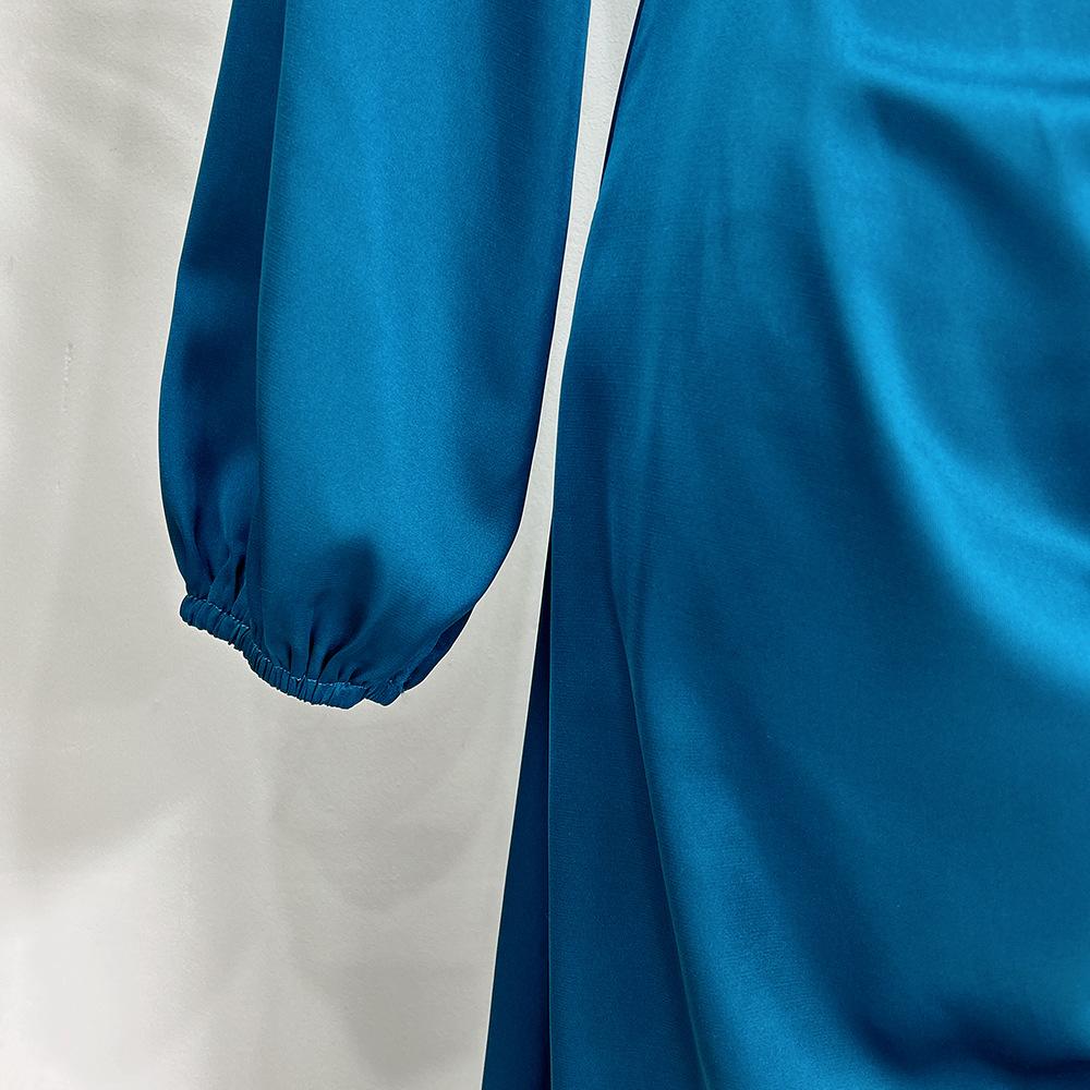 LUMAYA LUMAYA1045 Solid Color Large Robe Dress