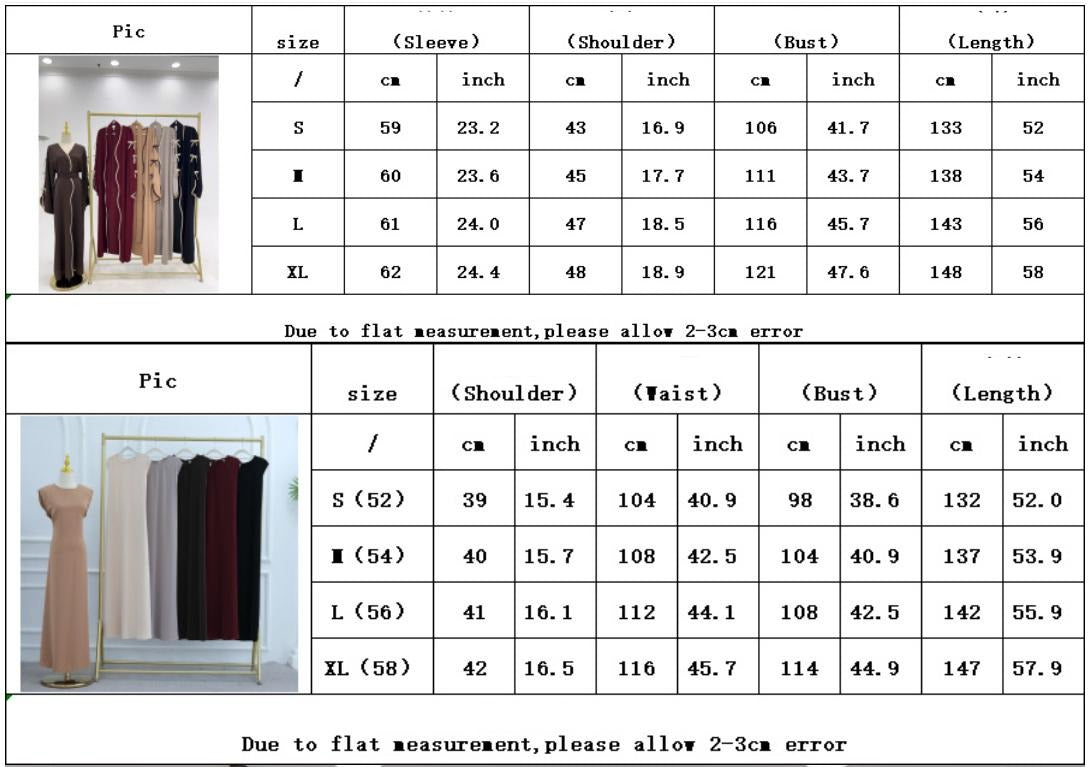 LUMAYA5883  A Two-piece Robe and Skirt Set with A Soft Bow and A Belt Design open abaya outfit