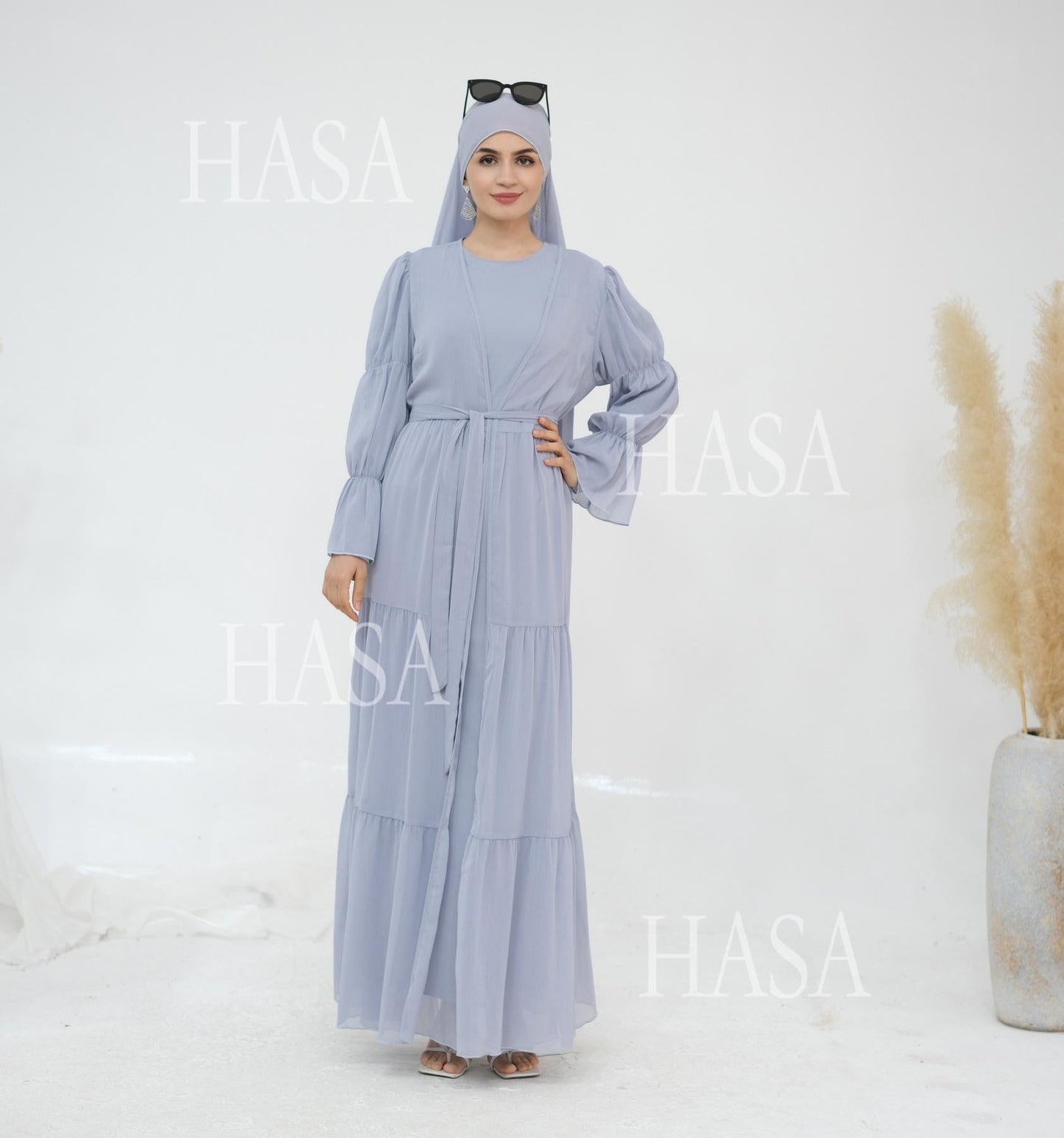 LUMAYA5880 Chiffon Texture Layered Design, A Two-way Dress Suitable for Both Daily and Formal Occasions
