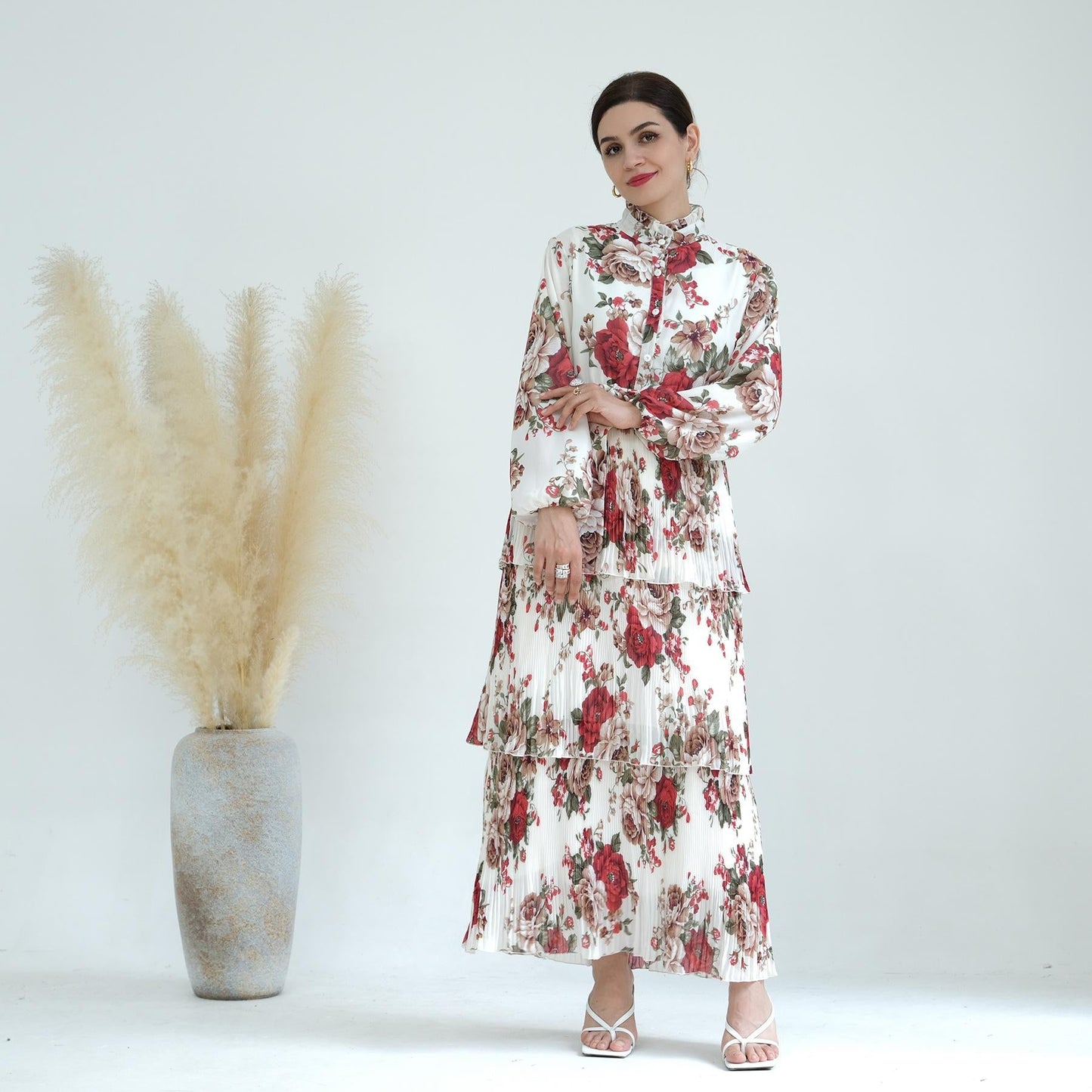 LUMAYA LUMAYA1009 Pure Beauty Printed Dress