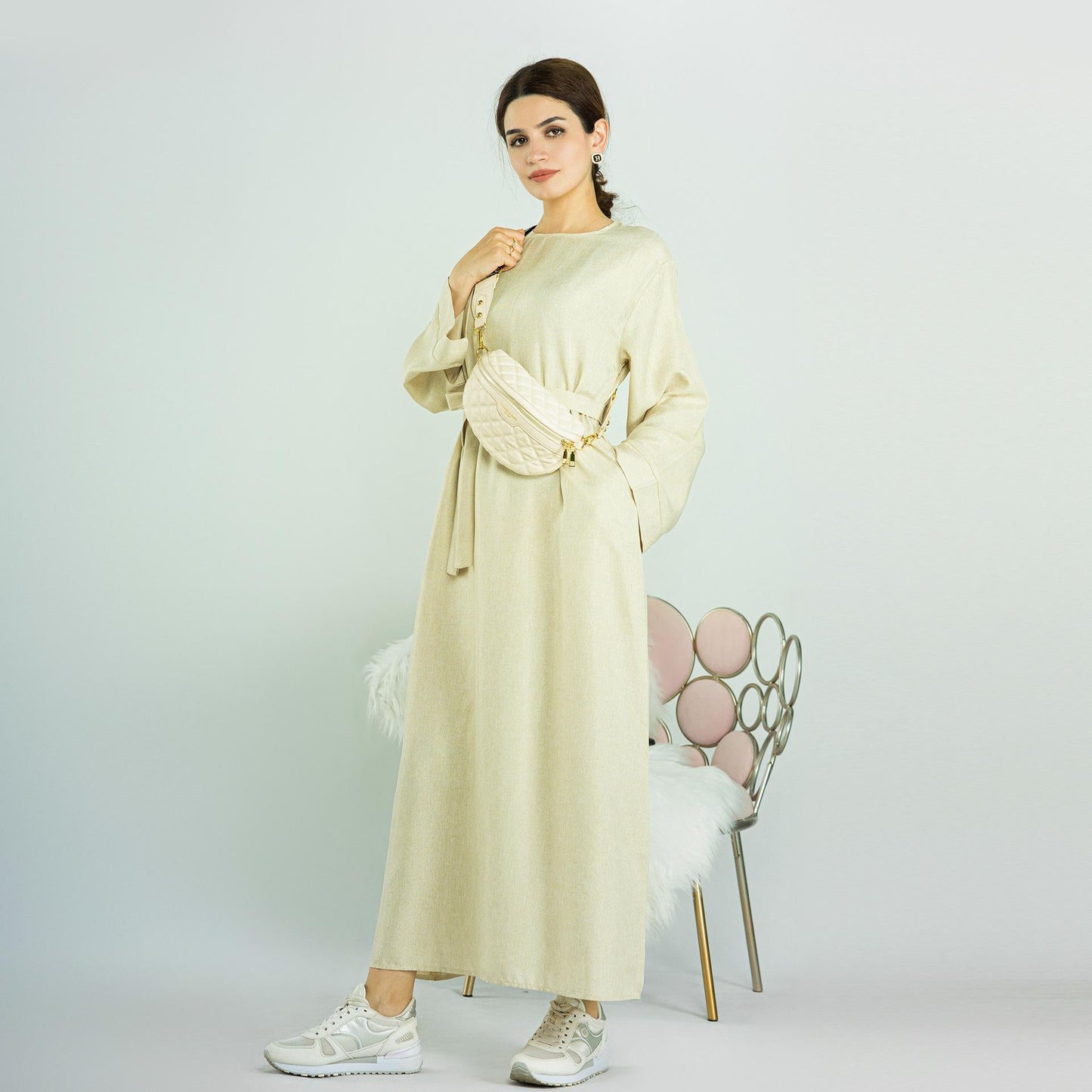 LUMAYA LUMAYA0710 2pcs Set Cardigan+Inner Dress