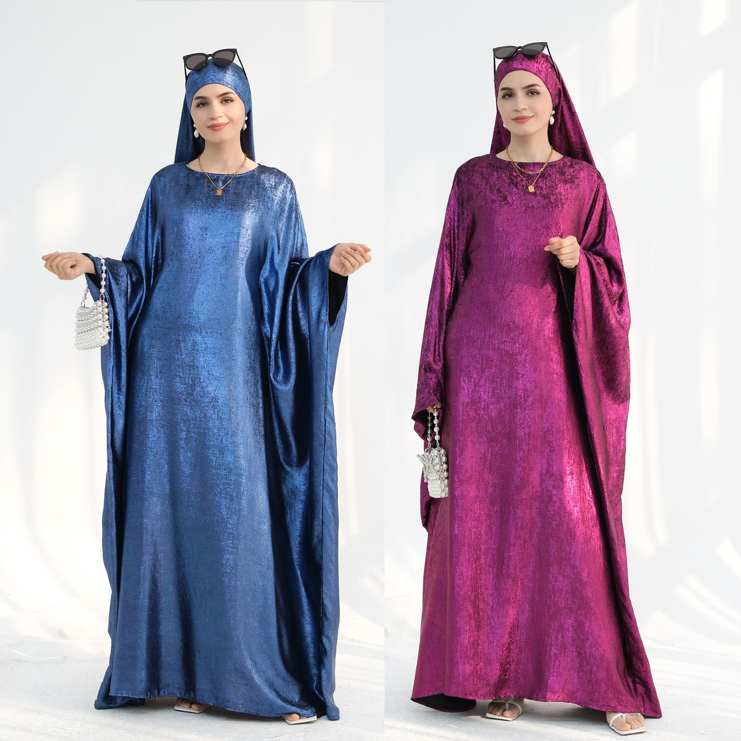 LUMAYA5878 A Glossy Dress TLUMAYAt Combines Softness and Fluidity