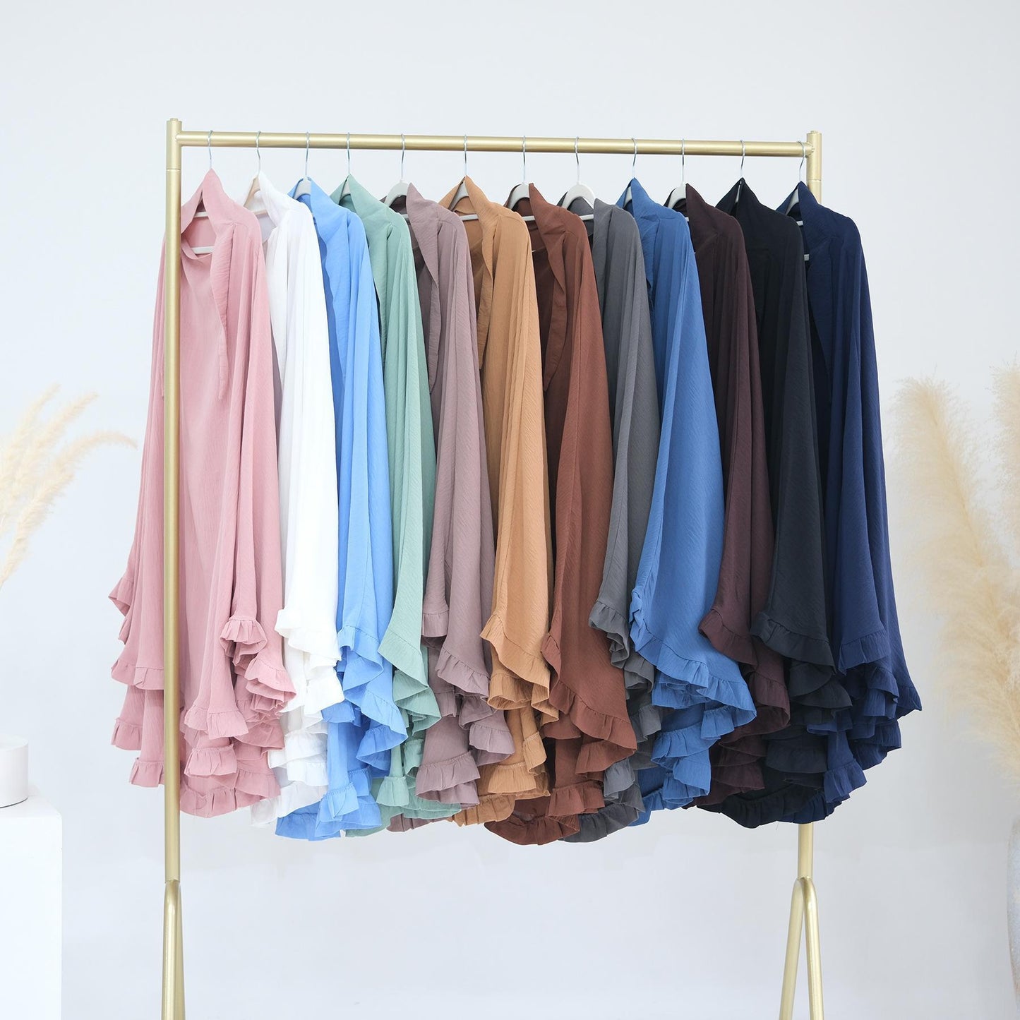 LUMAYA LUMAYA0993 Solid Color Headscarf