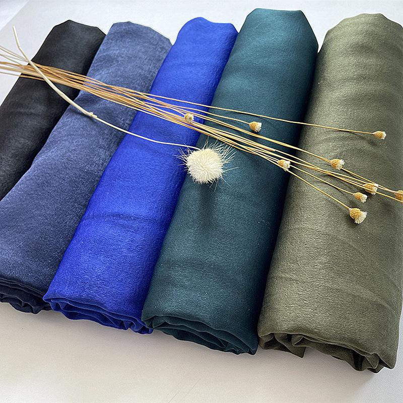 LUMAYA LUMAYA1069 Solid Color Scarf Baotou Scarf