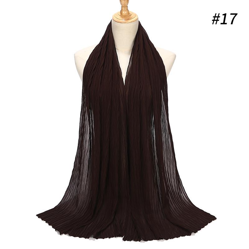 LUMAYA LM1137 Pearl Chiffon Baotou Scarf
