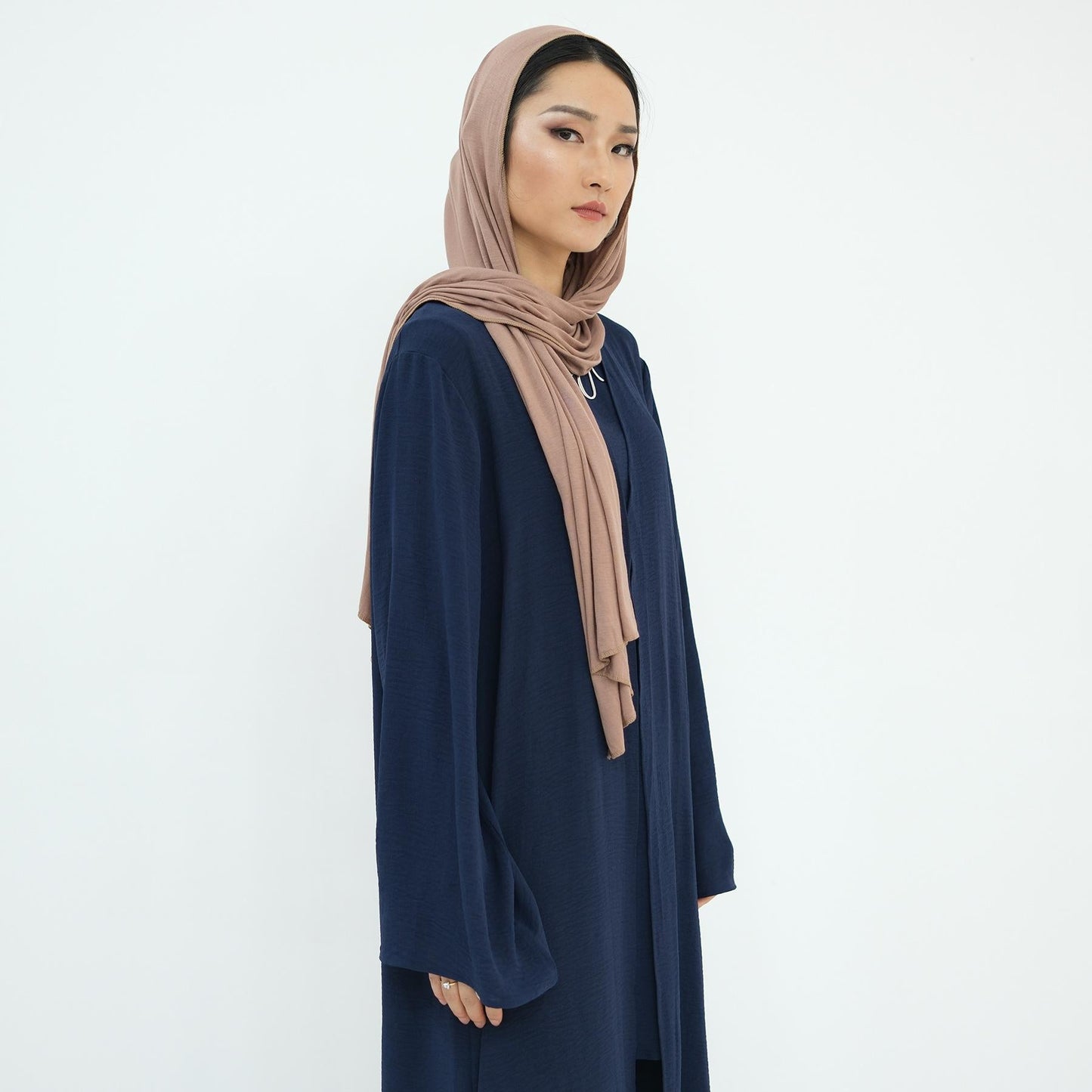 LM5107 Classic Solid Color Three-piece Suit - Loose Long Design Combination