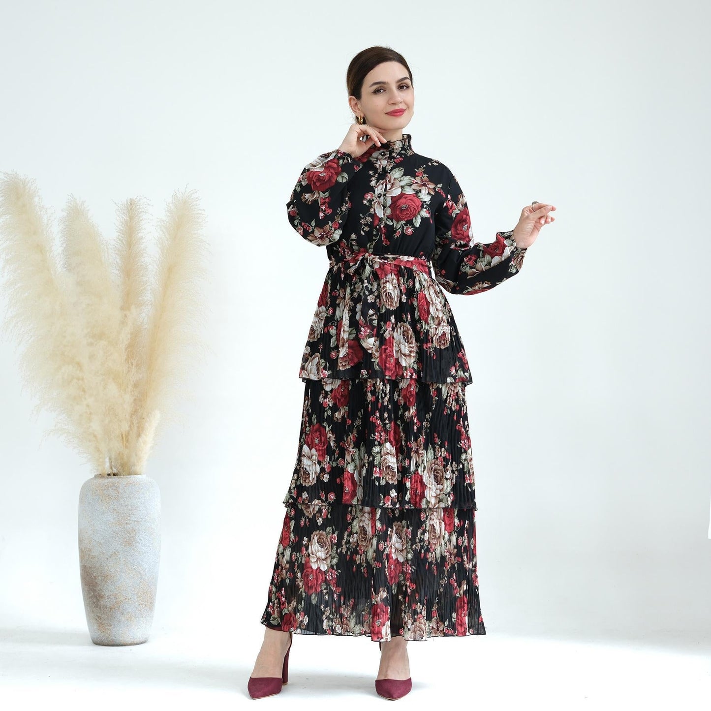 LUMAYA LUMAYA1008 Pure Beauty Printed Dress