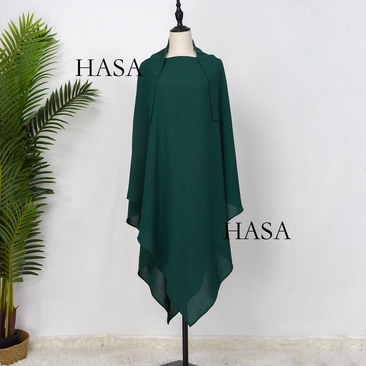 HAYAJ01 Muslim ICE SILK CREPE Khimar