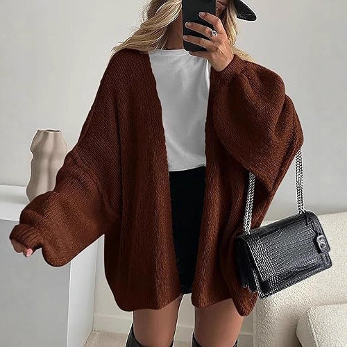 LUMAYA6673 Knitted Top Casual Loose-fitting Cardigan