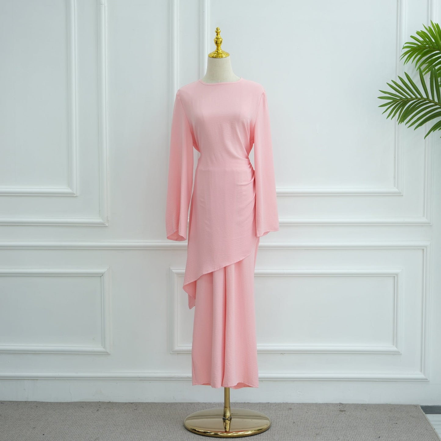 LM6606 Asymmetrical two-piece tunic (with optional headscarf)