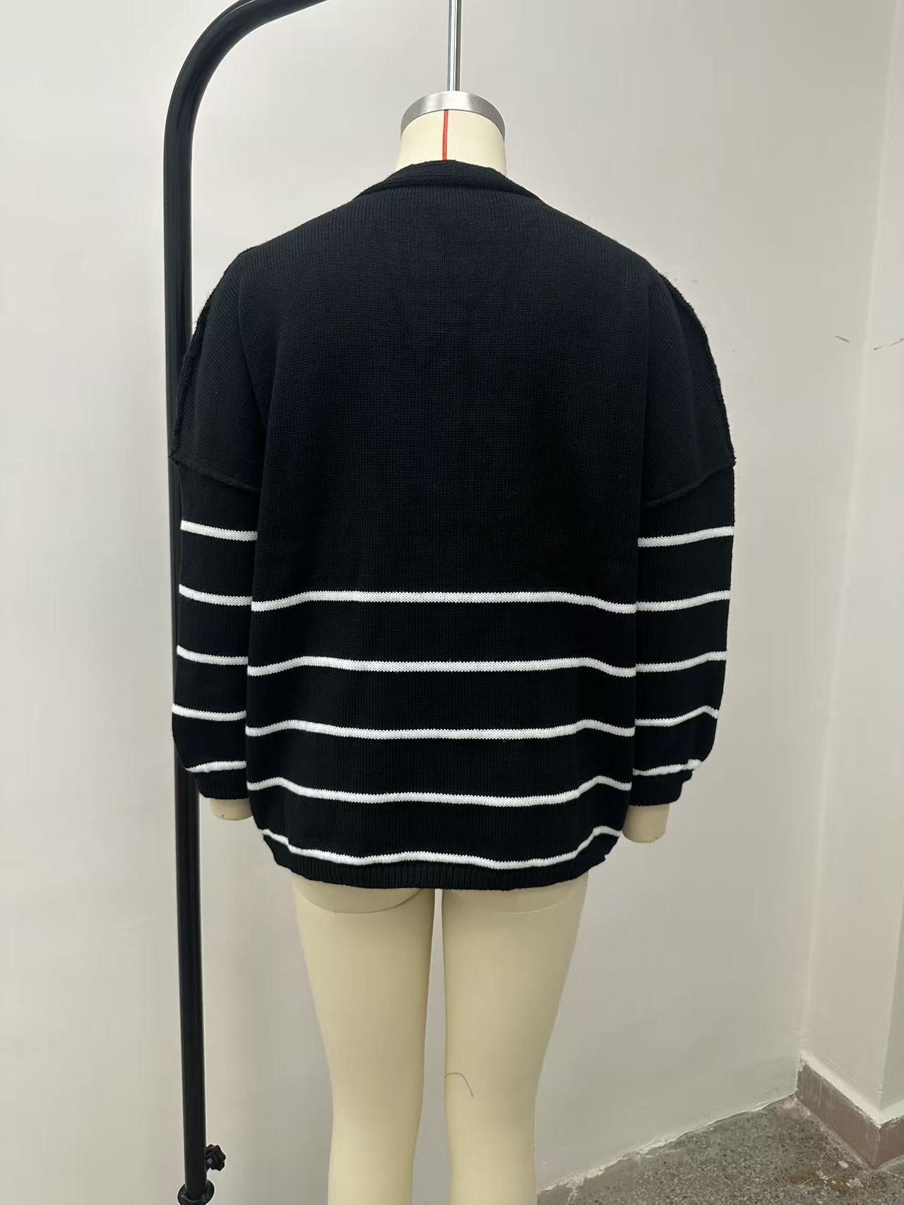 LUMAYA6673 Knitted Top Casual Loose-fitting Cardigan