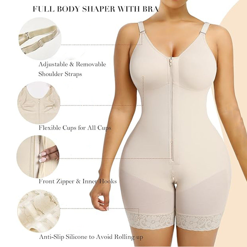 LUMAYA6674  One-piece zippered sLUMAYApewear (with integrated bra)