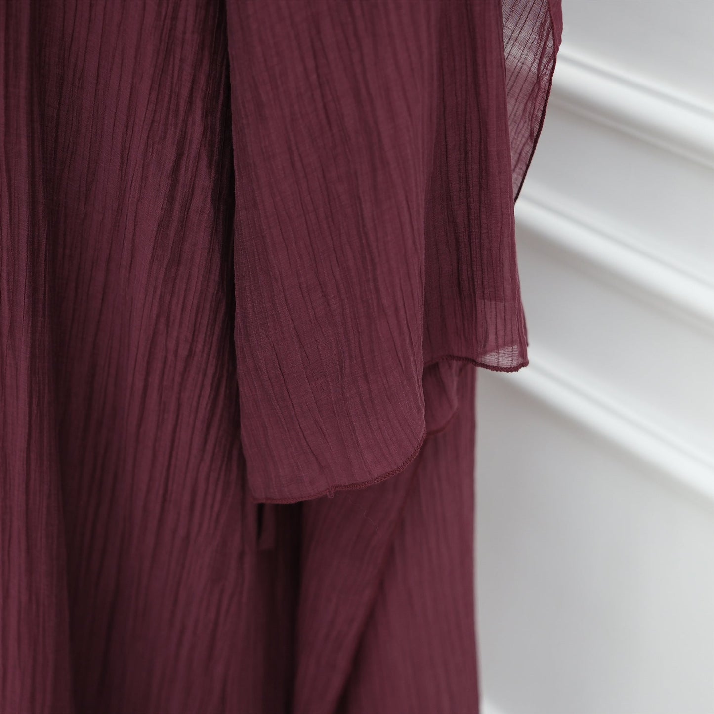 LM6629 Design Solid Color Double Layer Dress