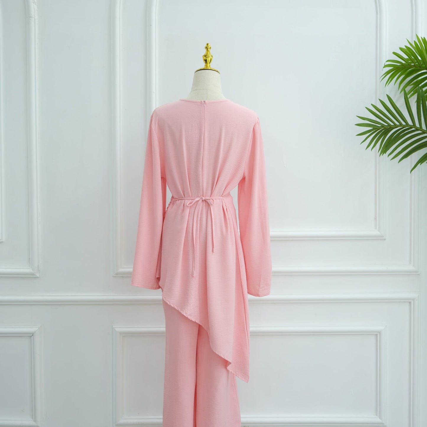 LM6606 Asymmetrical two-piece tunic (with optional headscarf)