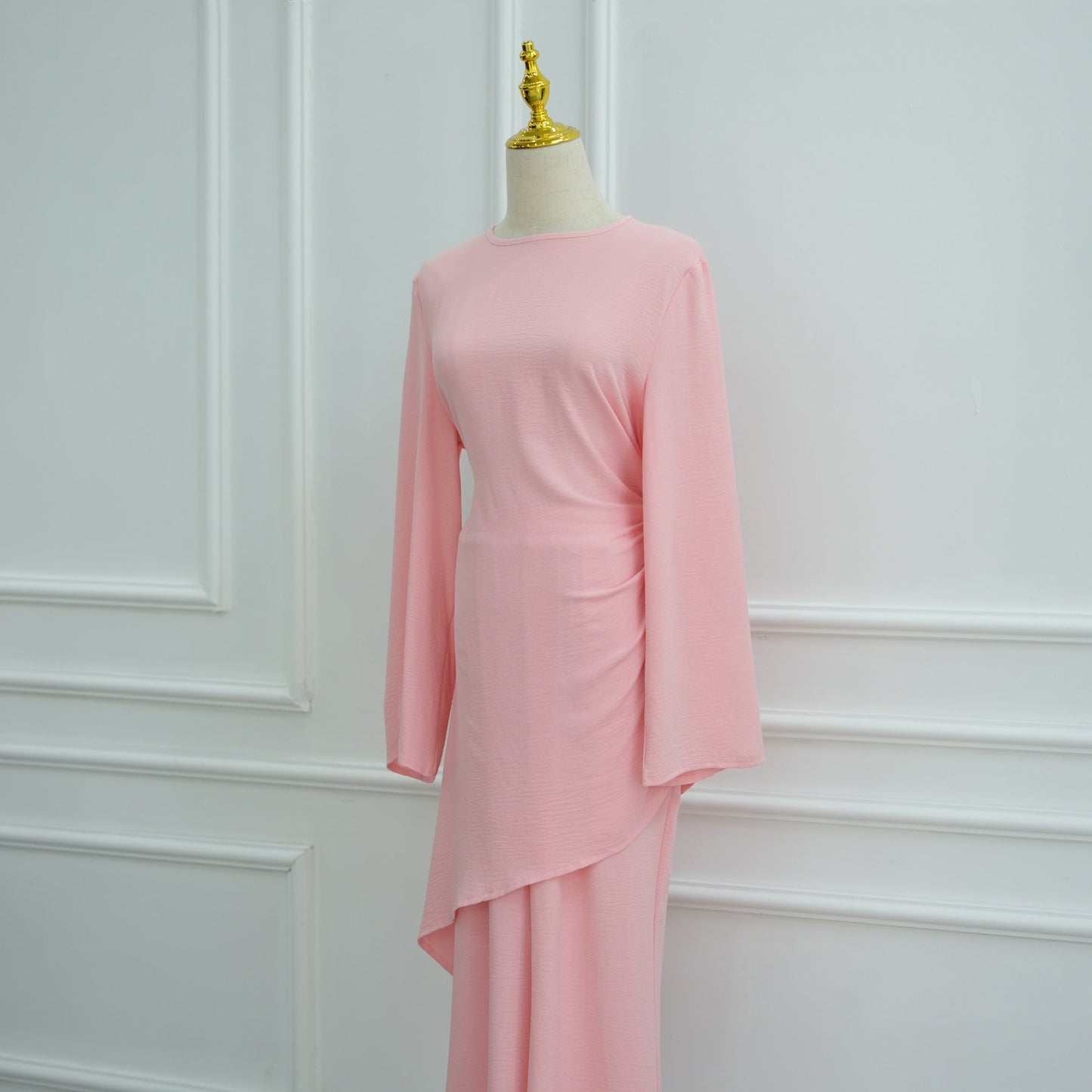 LM6606 Asymmetrical two-piece tunic (with optional headscarf)
