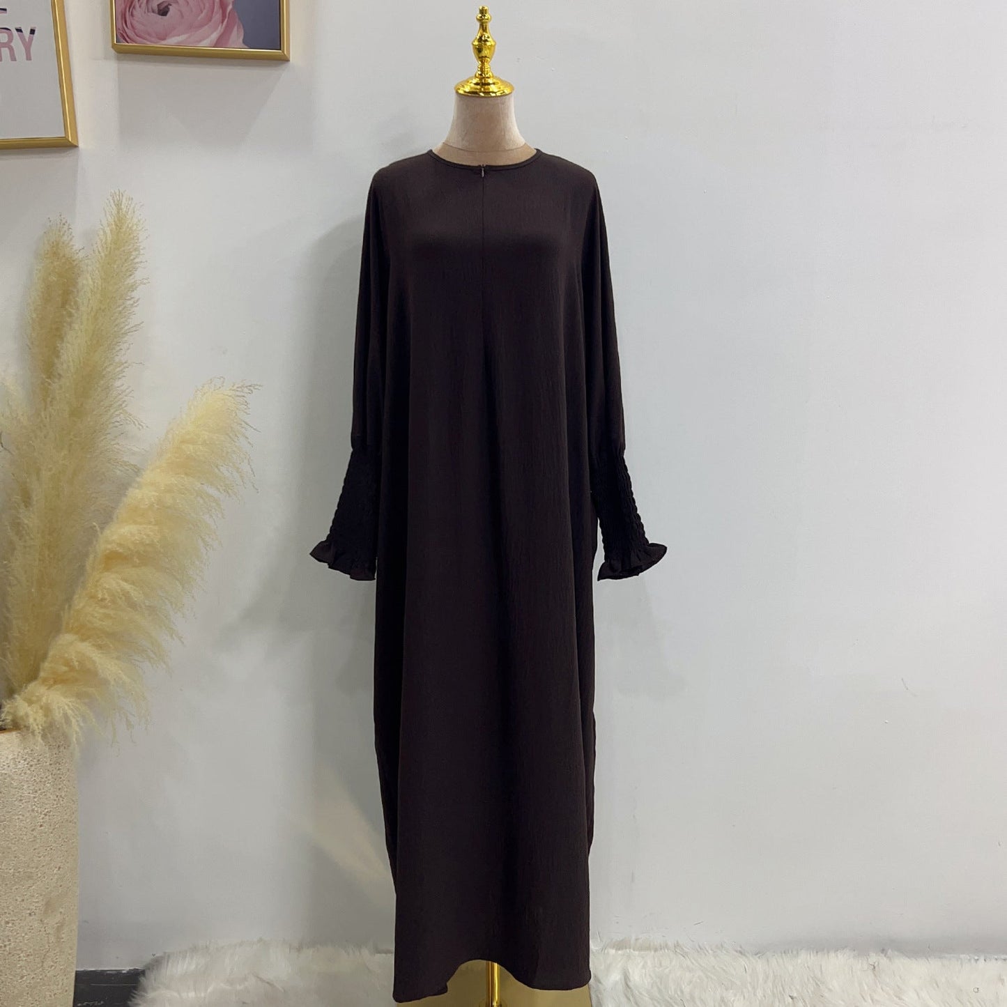 LUMAYA LUMAYA1003 Solid Bat Dress