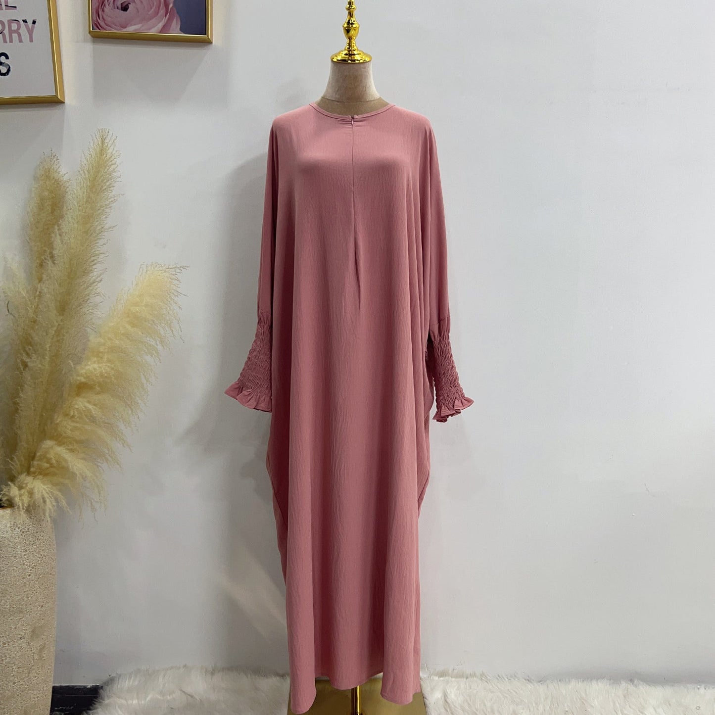 LUMAYA LUMAYA1003 Solid Bat Dress