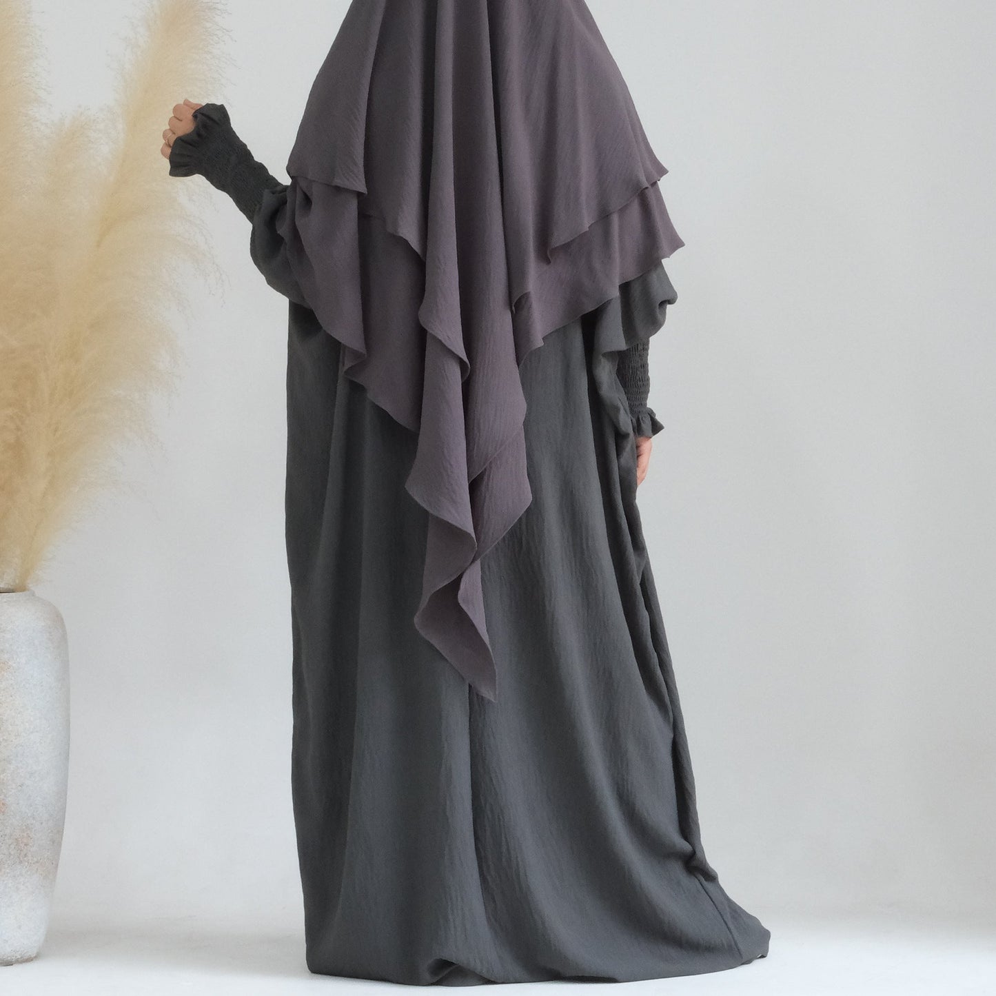 LUMAYA LUMAYA1004 2pcs Set  Abaya+Hijab