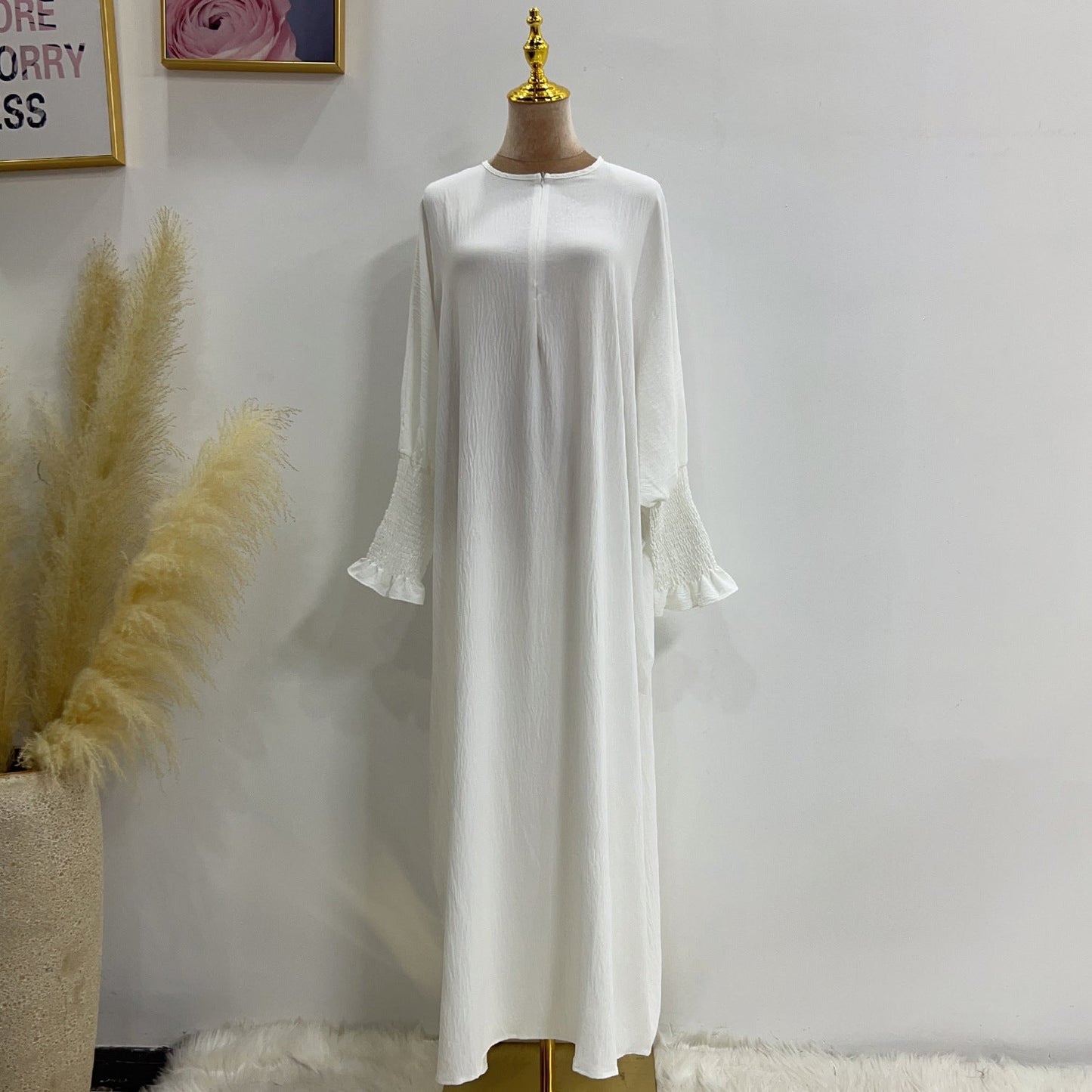LUMAYA LUMAYA1003 Solid Bat Dress