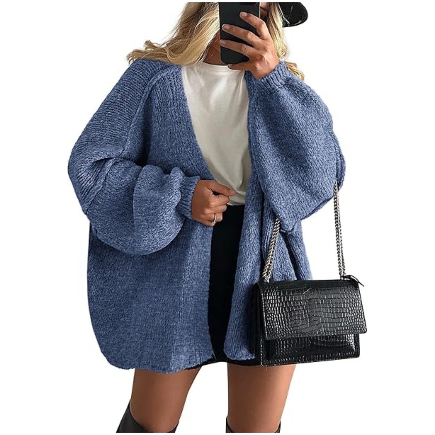 LUMAYA6673 Knitted Top Casual Loose-fitting Cardigan