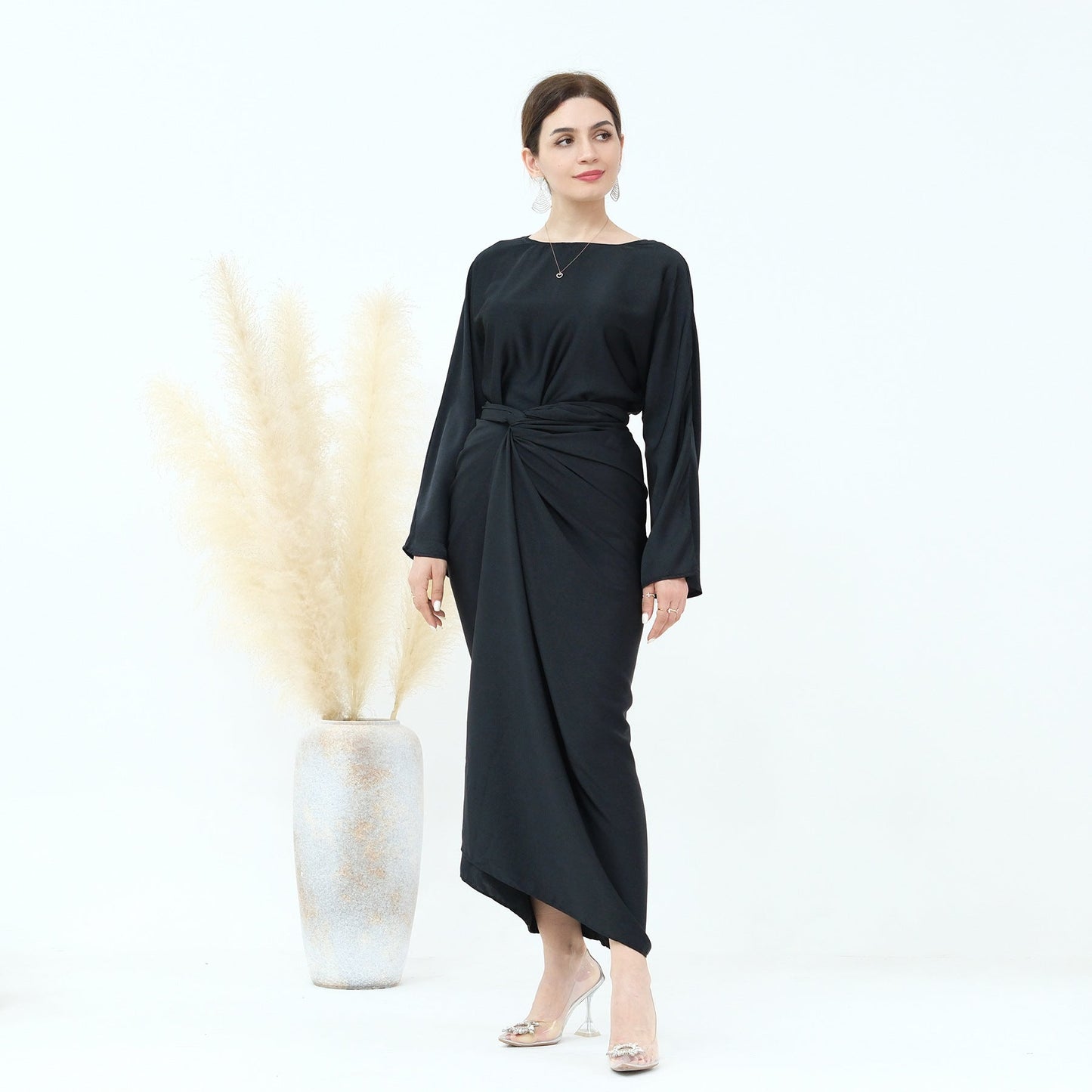 LUMAYA LUMAYA1010 2PCS Set Fashion Top and Skirt