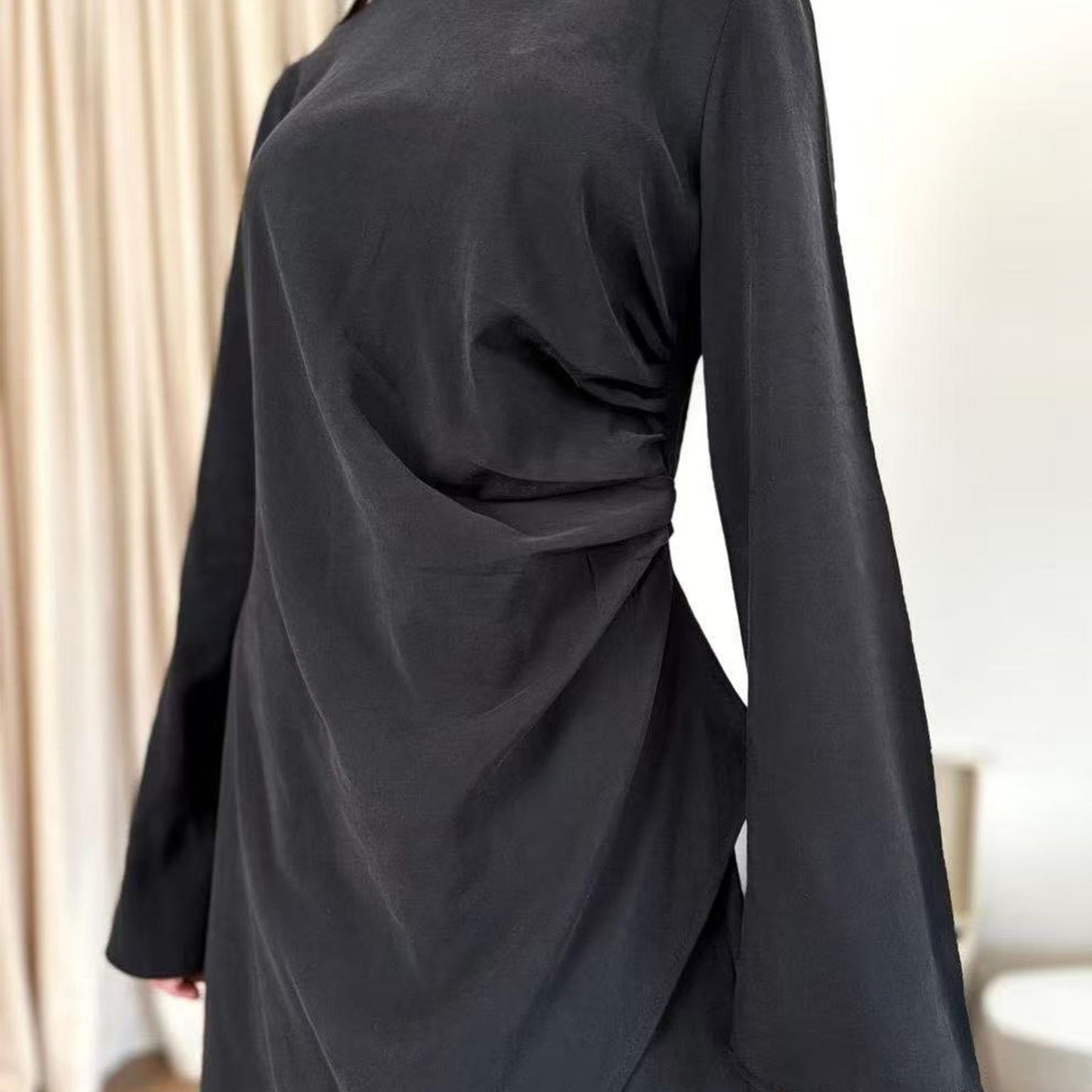 LM6606 Asymmetrical two-piece tunic (with optional headscarf)