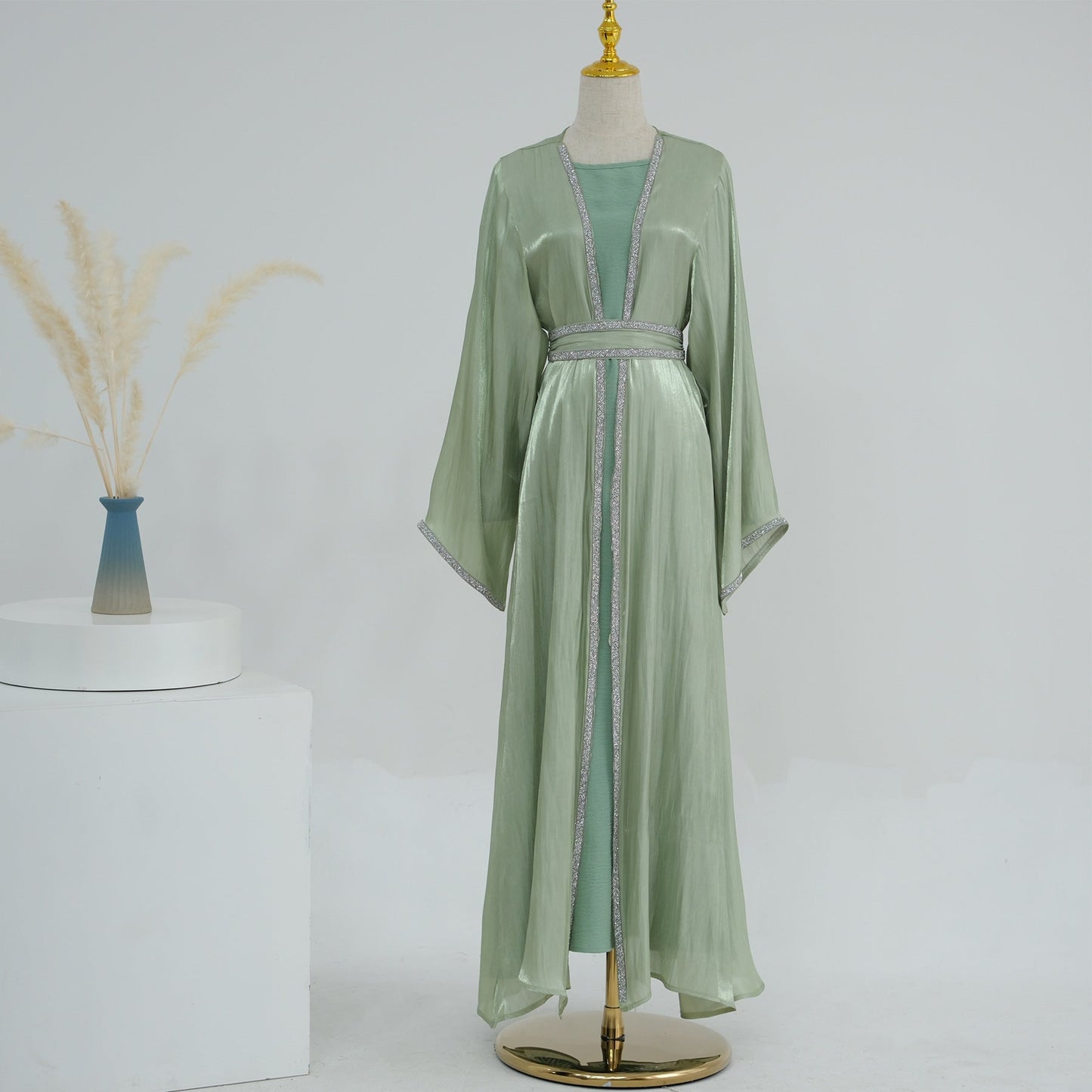 LUMAYA LM1184 2pcs Set Cardigan+Inner Dress
