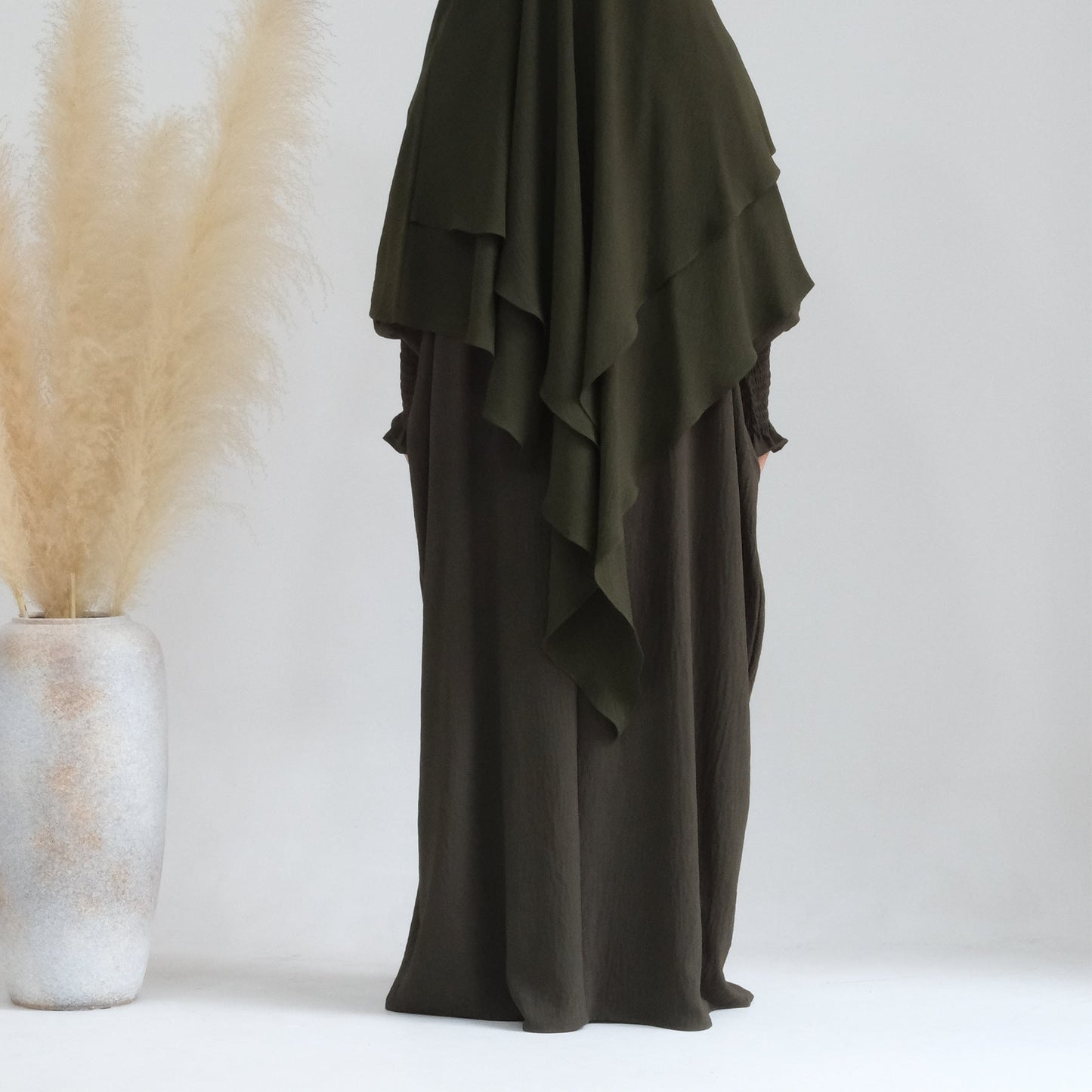 LUMAYA LUMAYA1004 2pcs Set  Abaya+Hijab